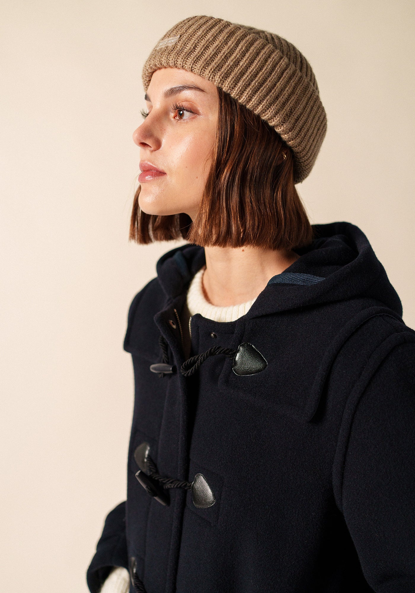 Bonnet Miki Maille (BEIGE FONCE)