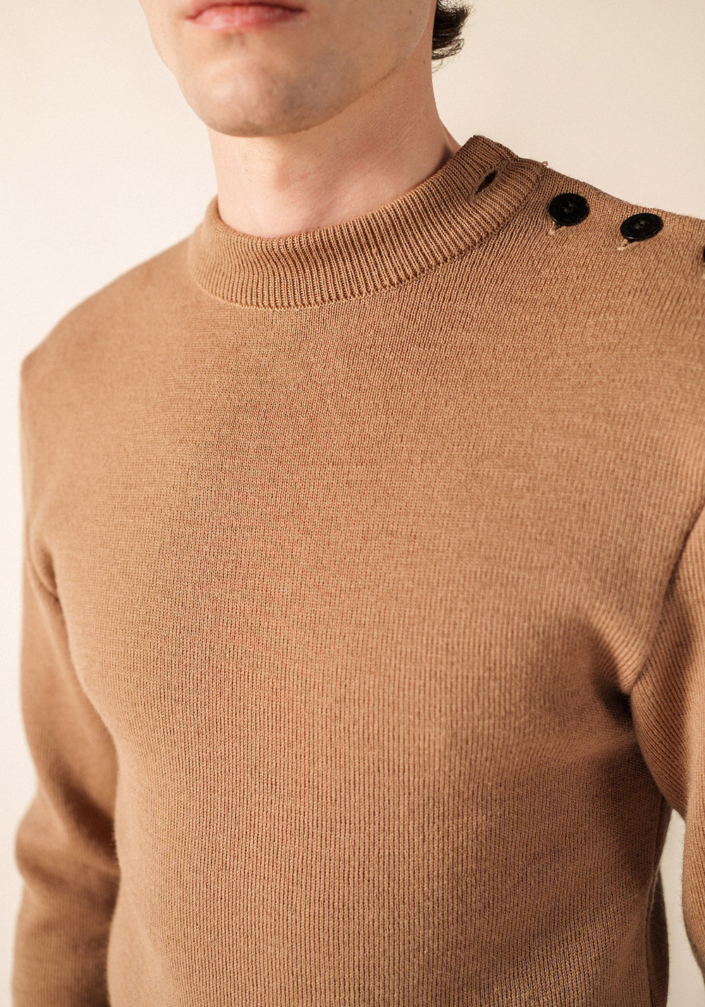 Pull marin Matelot (BEIGE FONCE)