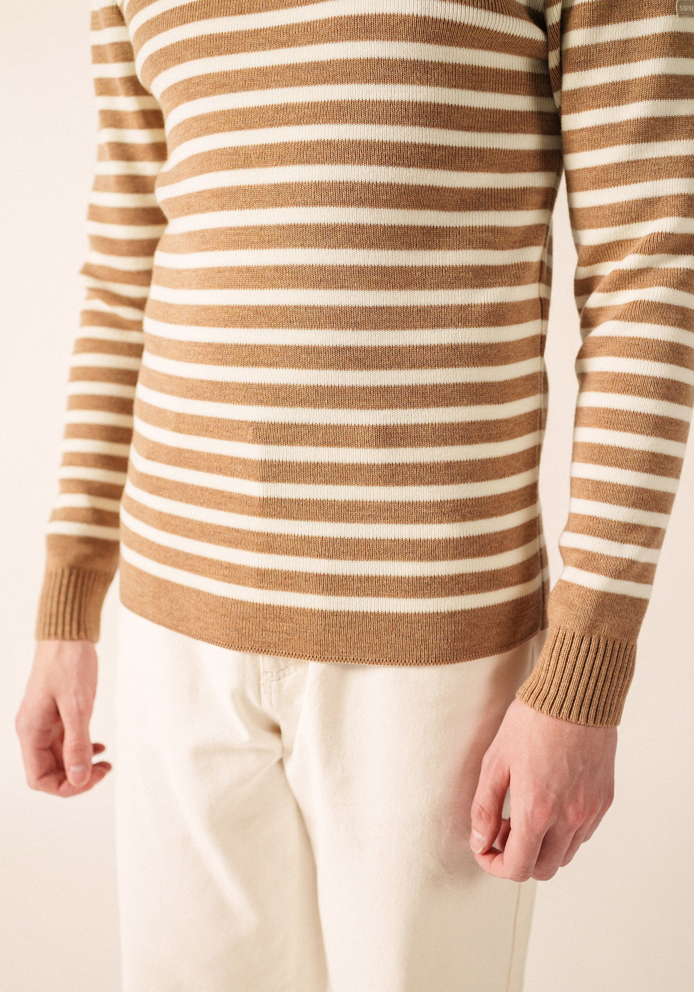 Pull marin Rochefort (BEIGE FONCE/ECUME)