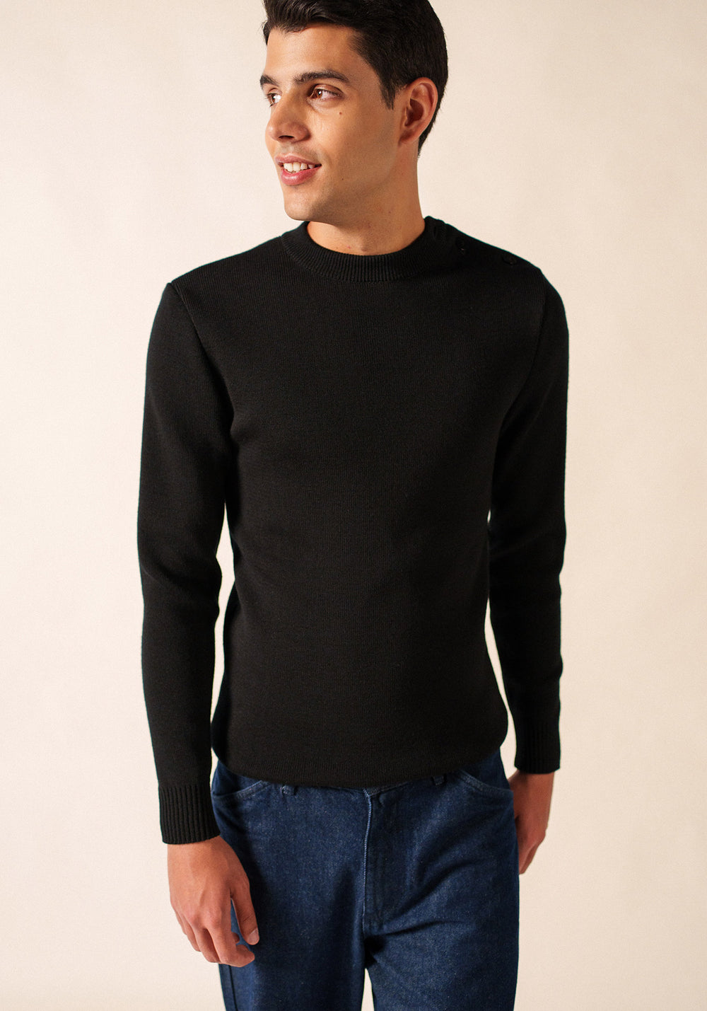 Pull marin Rochefort (NOIR)