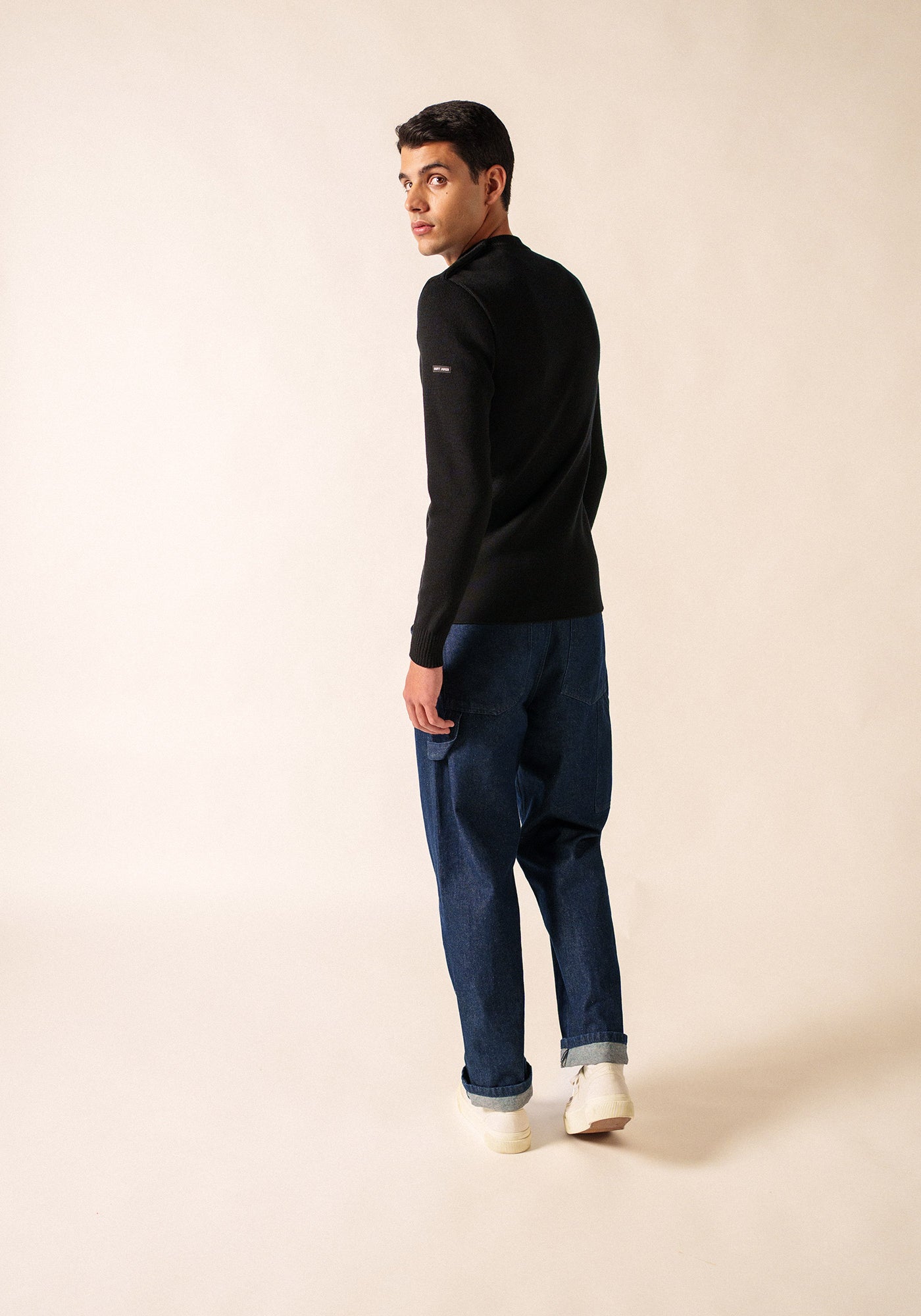 Pull marin Rochefort (NOIR)