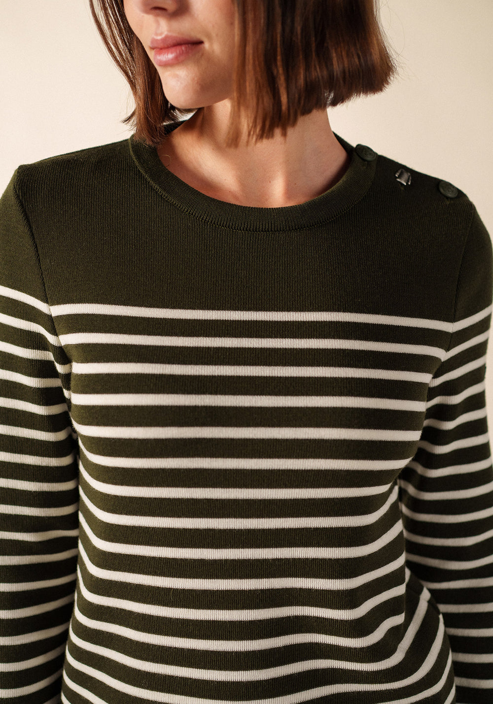 Pull marin Brégançon Pop (LAND/BLANC/TWEED)