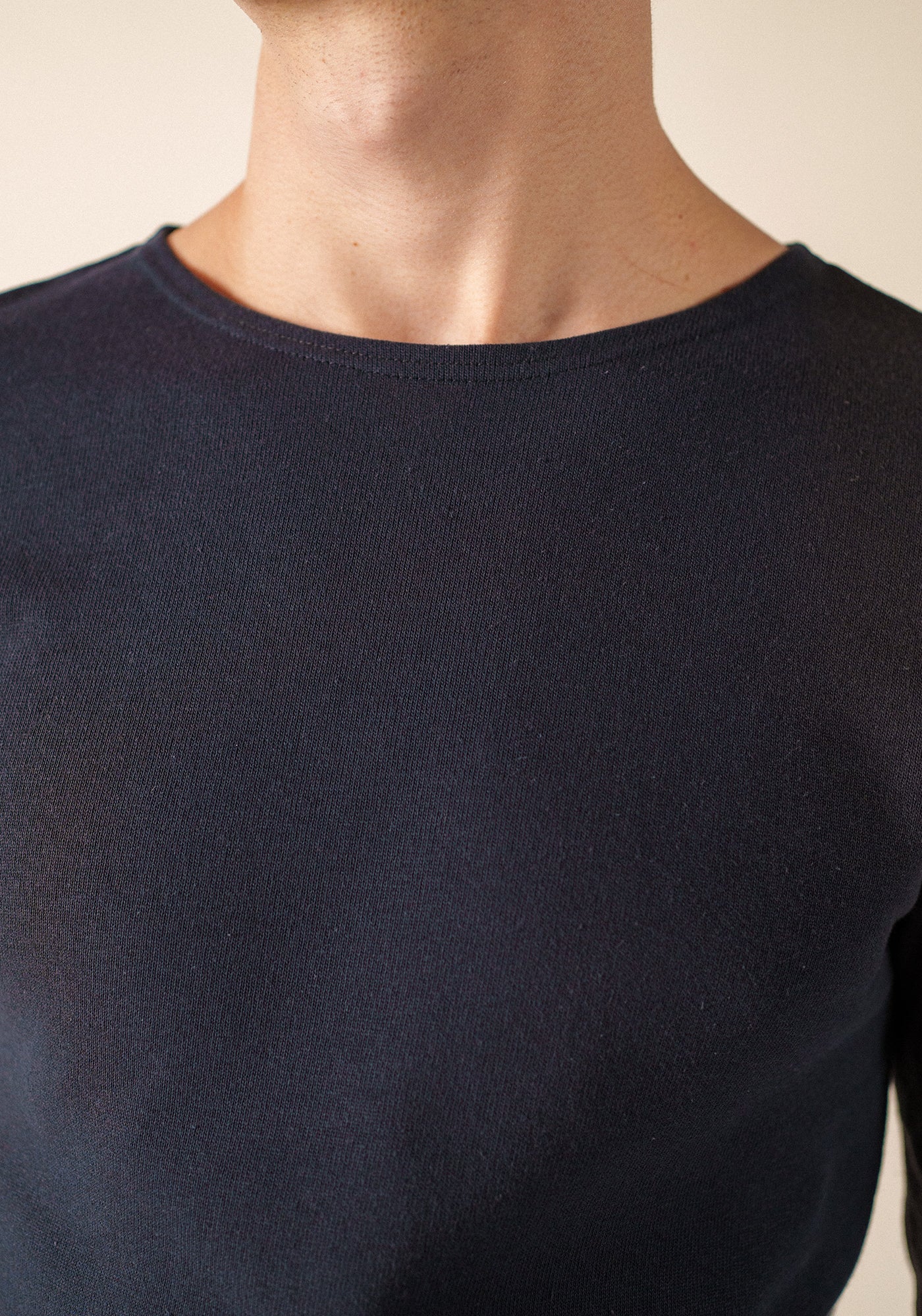 Marinière Méridien coudières (NAVY/ECRU/NAVY)