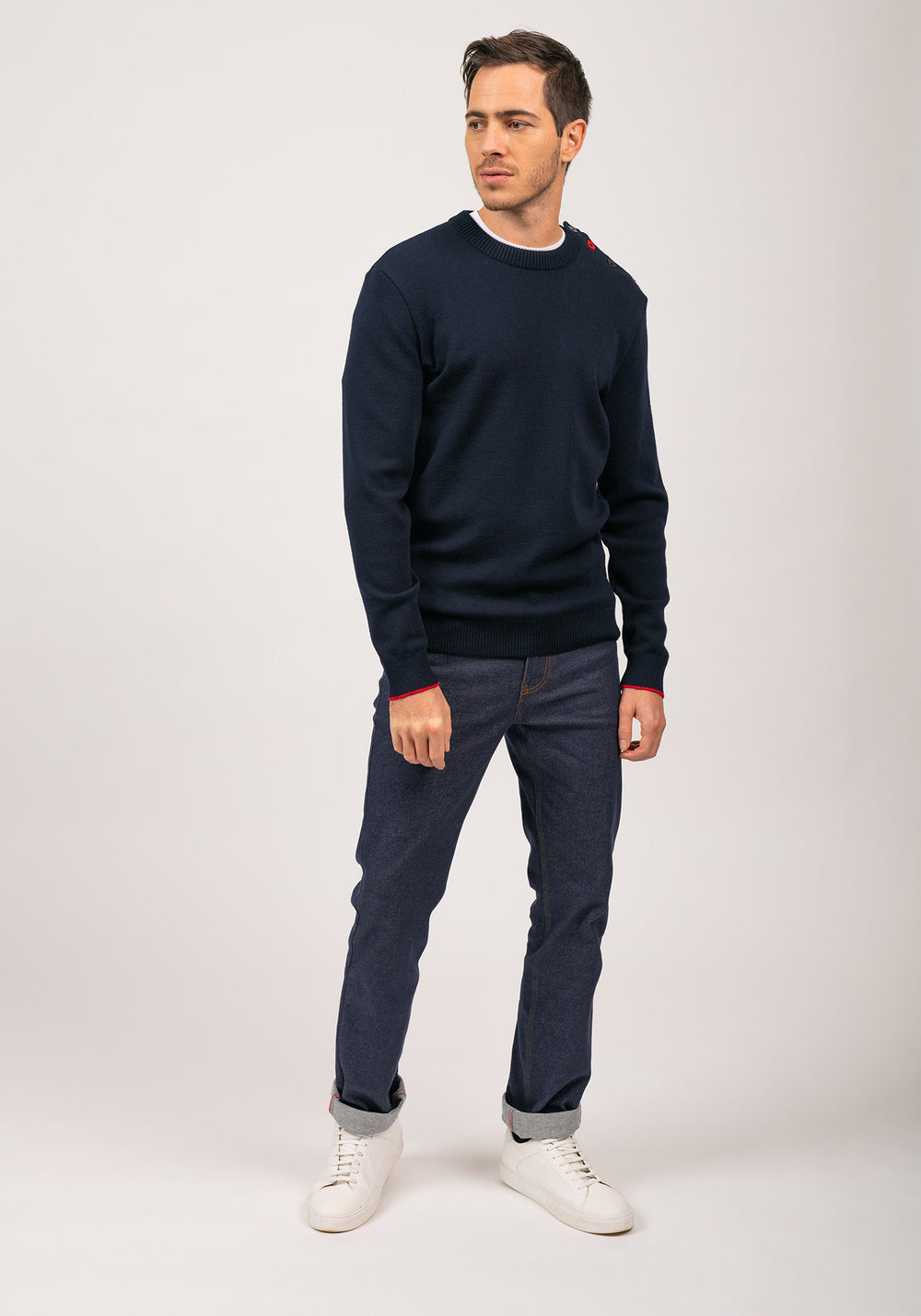 Pull Rives (NAVY/TULIPE)