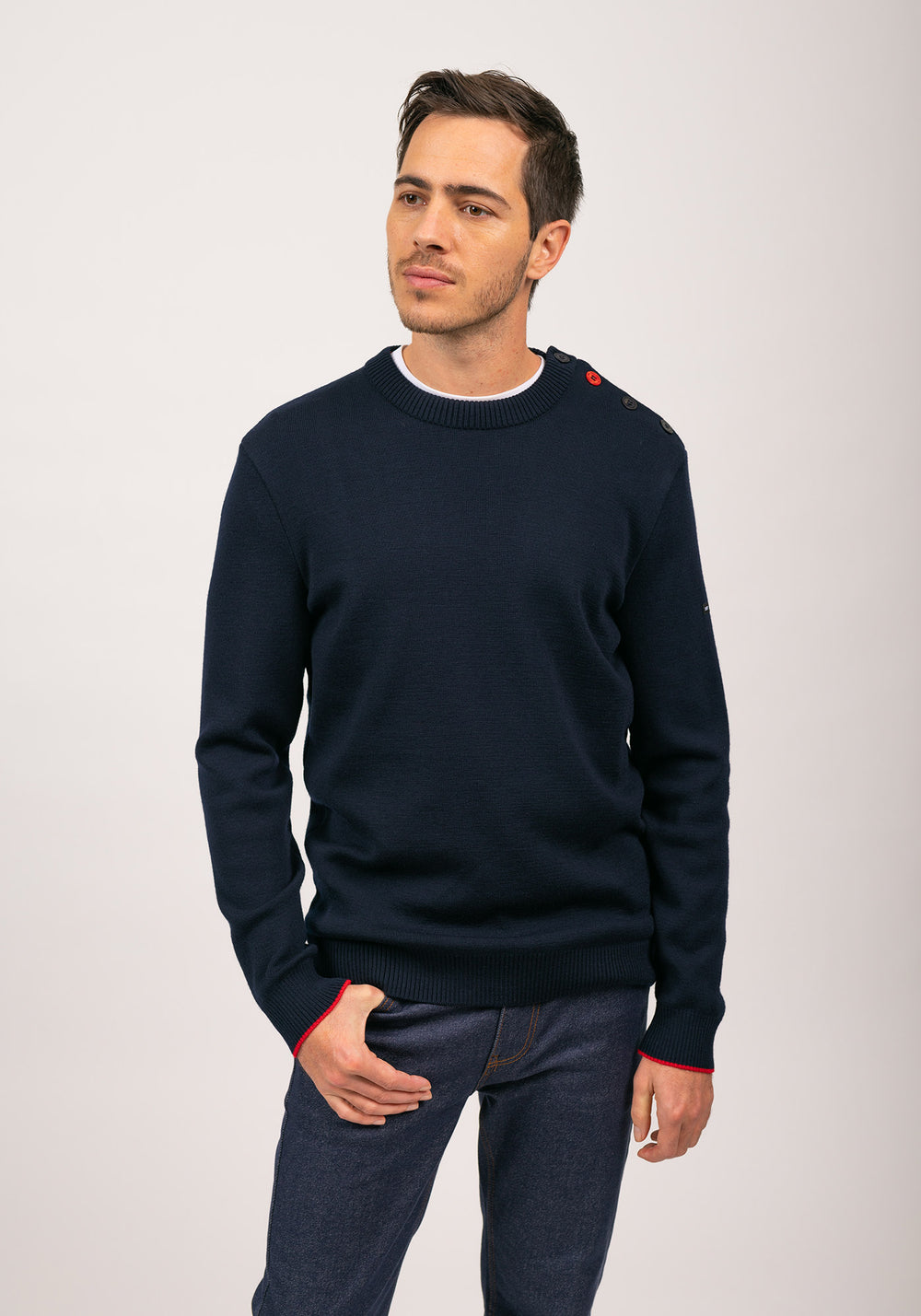 Pull Rives (NAVY/TULIPE)