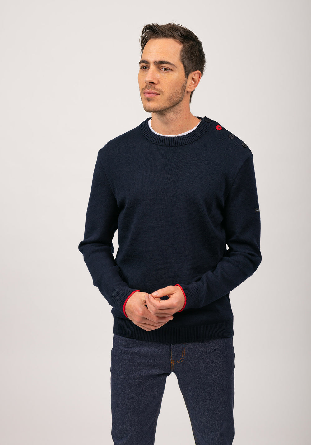 Pull Rives (NAVY/TULIPE)