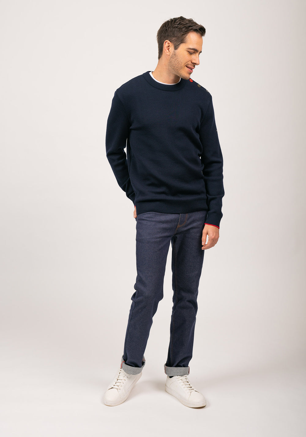 Pull Rives (NAVY/TULIPE)