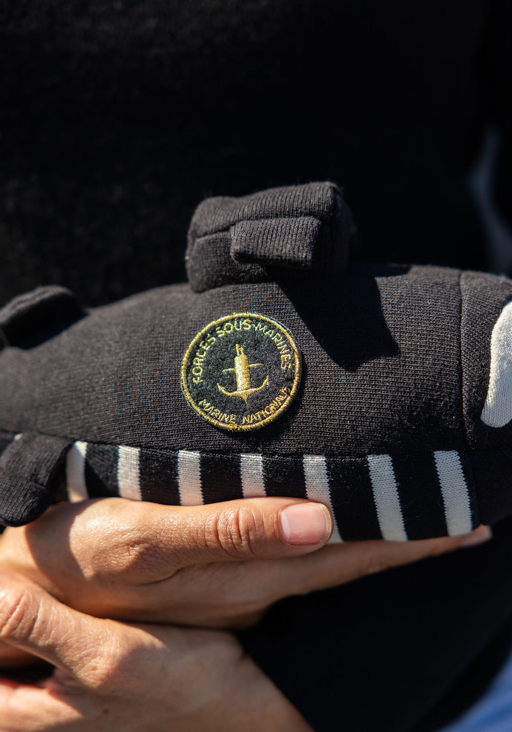 Doudou sous-marin - SAINT JAMES x Marine nationale (NOIR/ECRU)