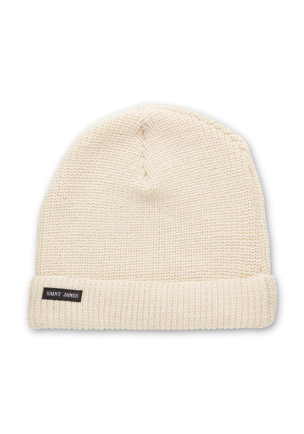 Bonnet uni Perlé - en laine (ECRU)