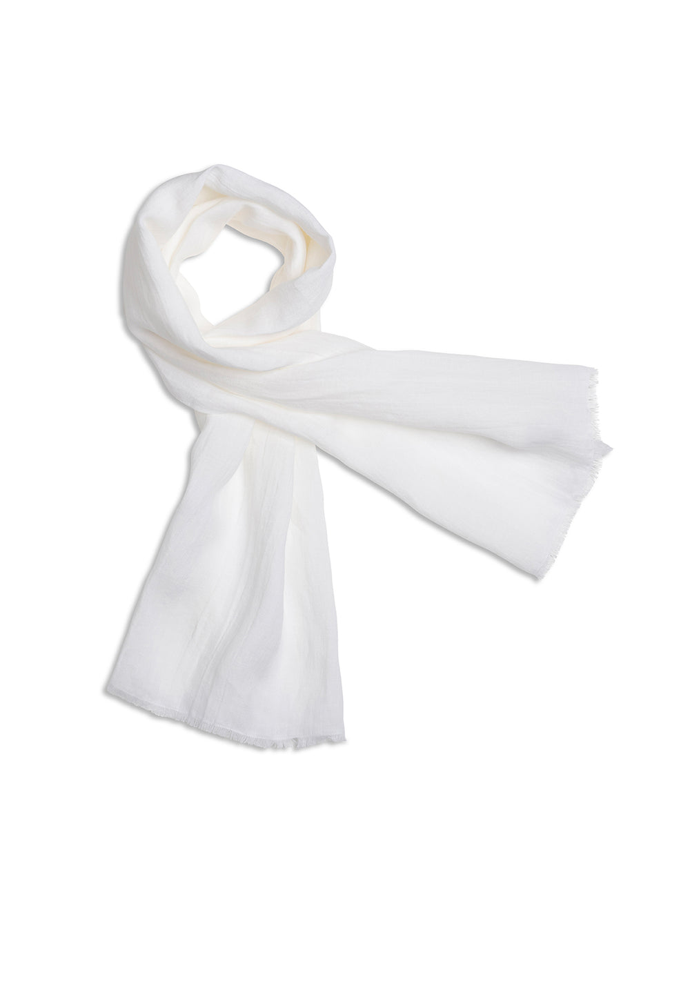 Foulard en lin (BLANC)