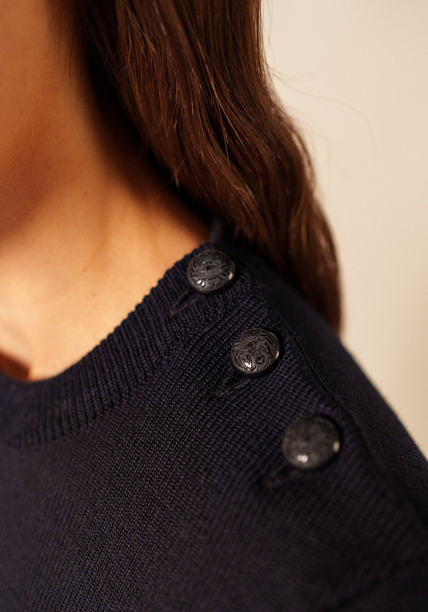 Chandail en tricot fin avec col cheminée - Crème/rayé - FEMME | H&M CA Chandail en tricot fin avec col cheminée - Crème/rayé - FEMME | H&M CA