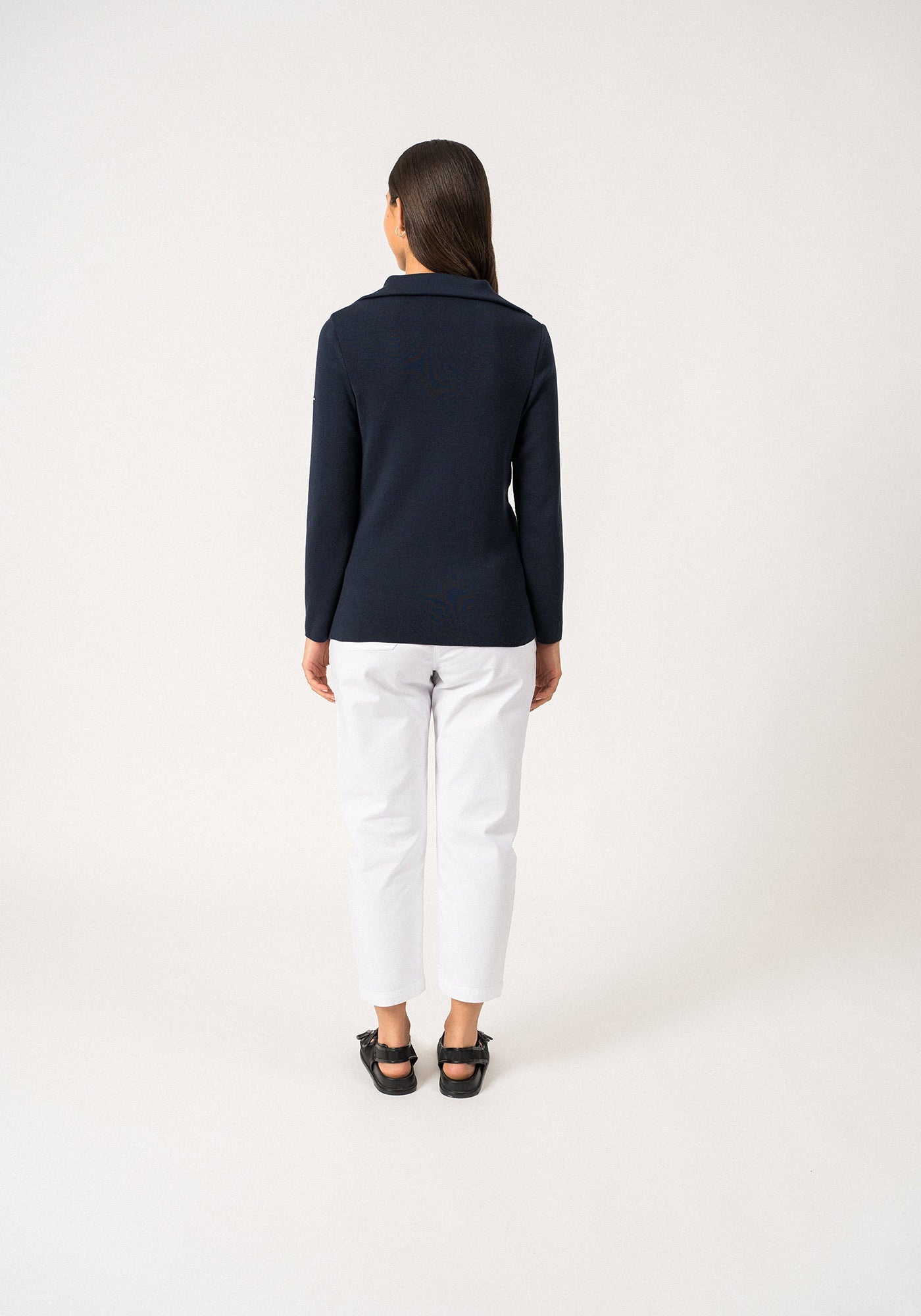 Pull Passerelle coton (MARINE)