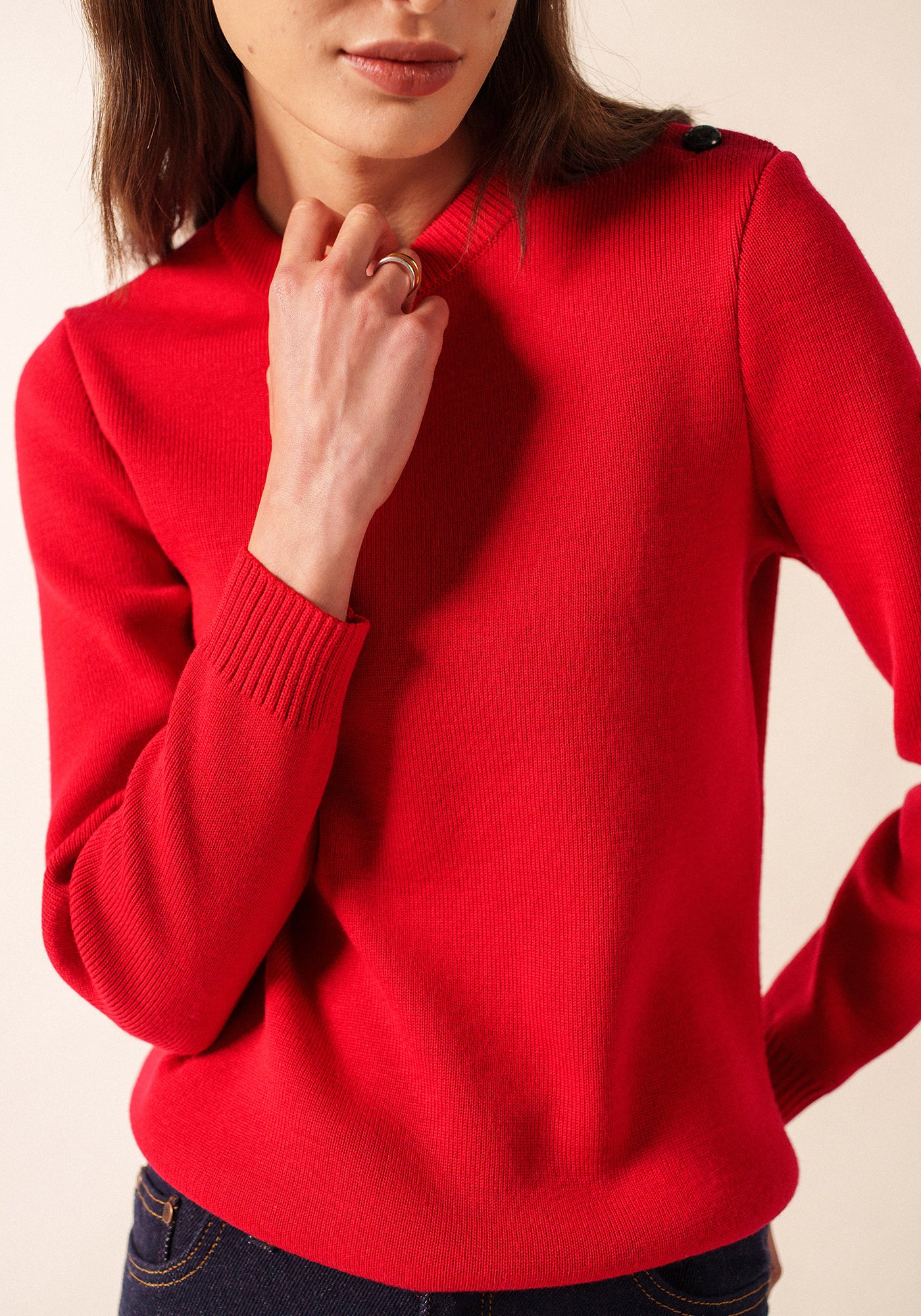 Pull marin Rochefort (ROUGE)