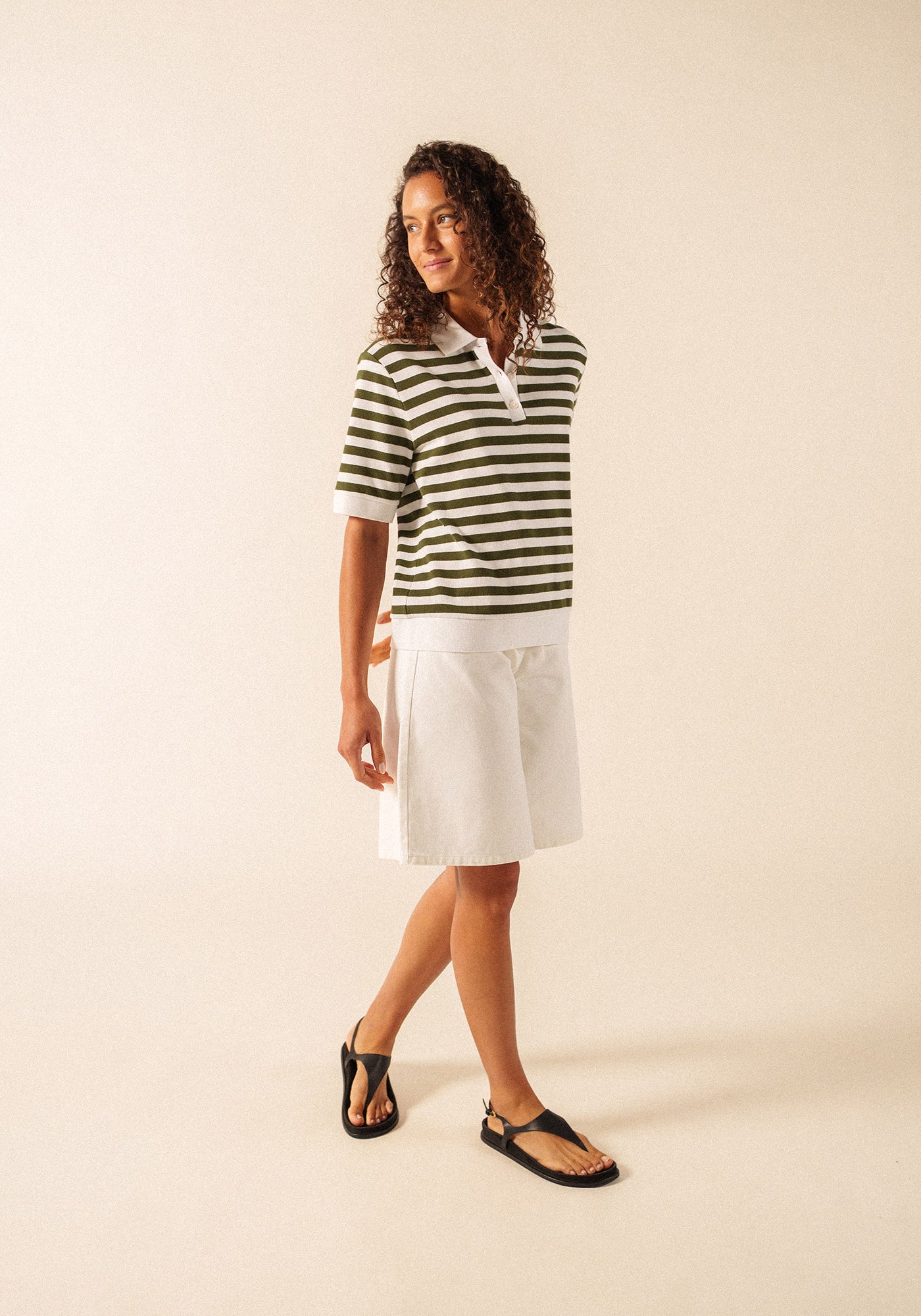 Polo Carola (BLANC/ALGUE)
