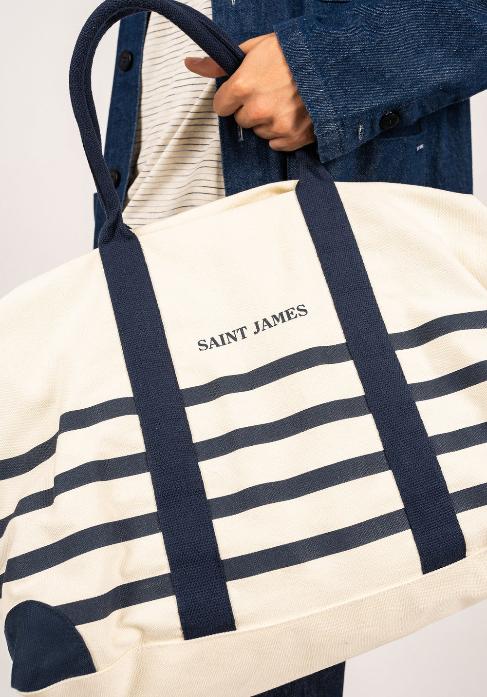 Sac Week-end (ECRU/MARINE)