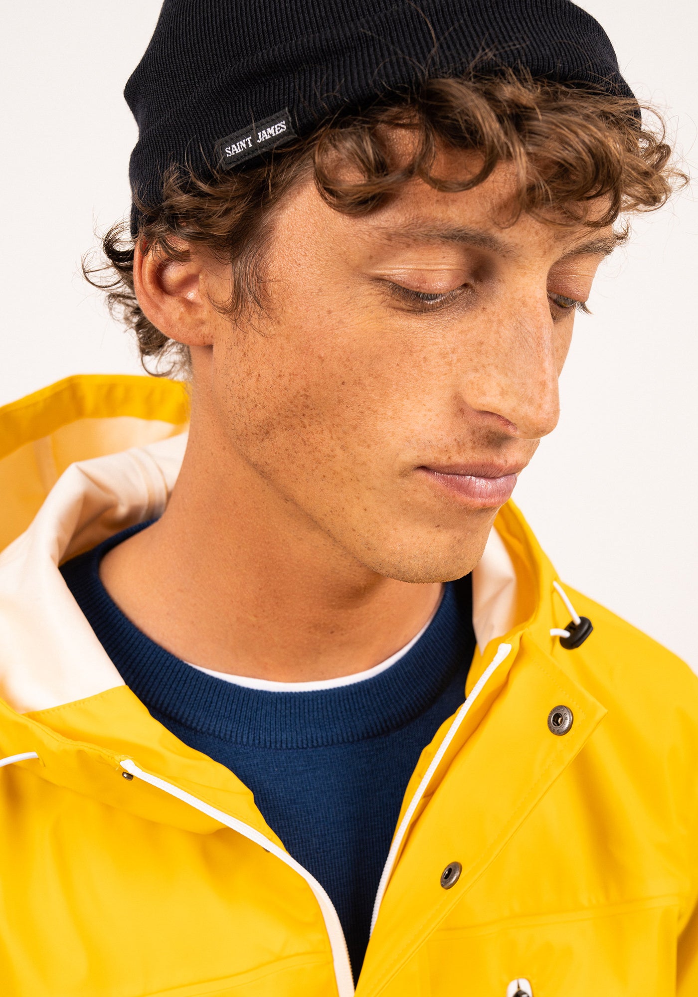 Bonnet Gemini - en laine, doublé coton (NAVY)