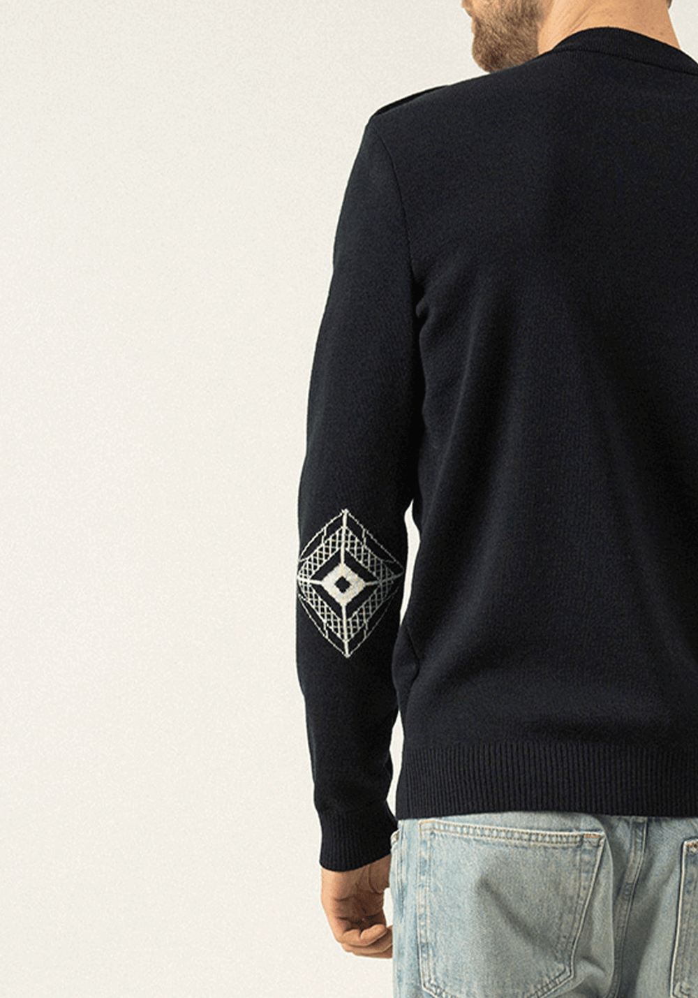 Pull Mondiovision x La tour Eiffel (NAVY/ECUME)