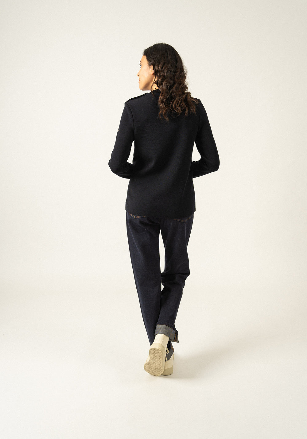 Pull Brégançon x La tour Eiffel (NAVY/BRONZE)