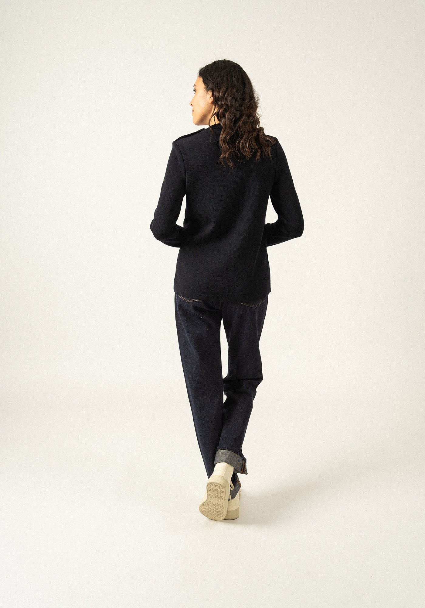 Pull Brégançon x La tour Eiffel (NAVY/BRONZE)