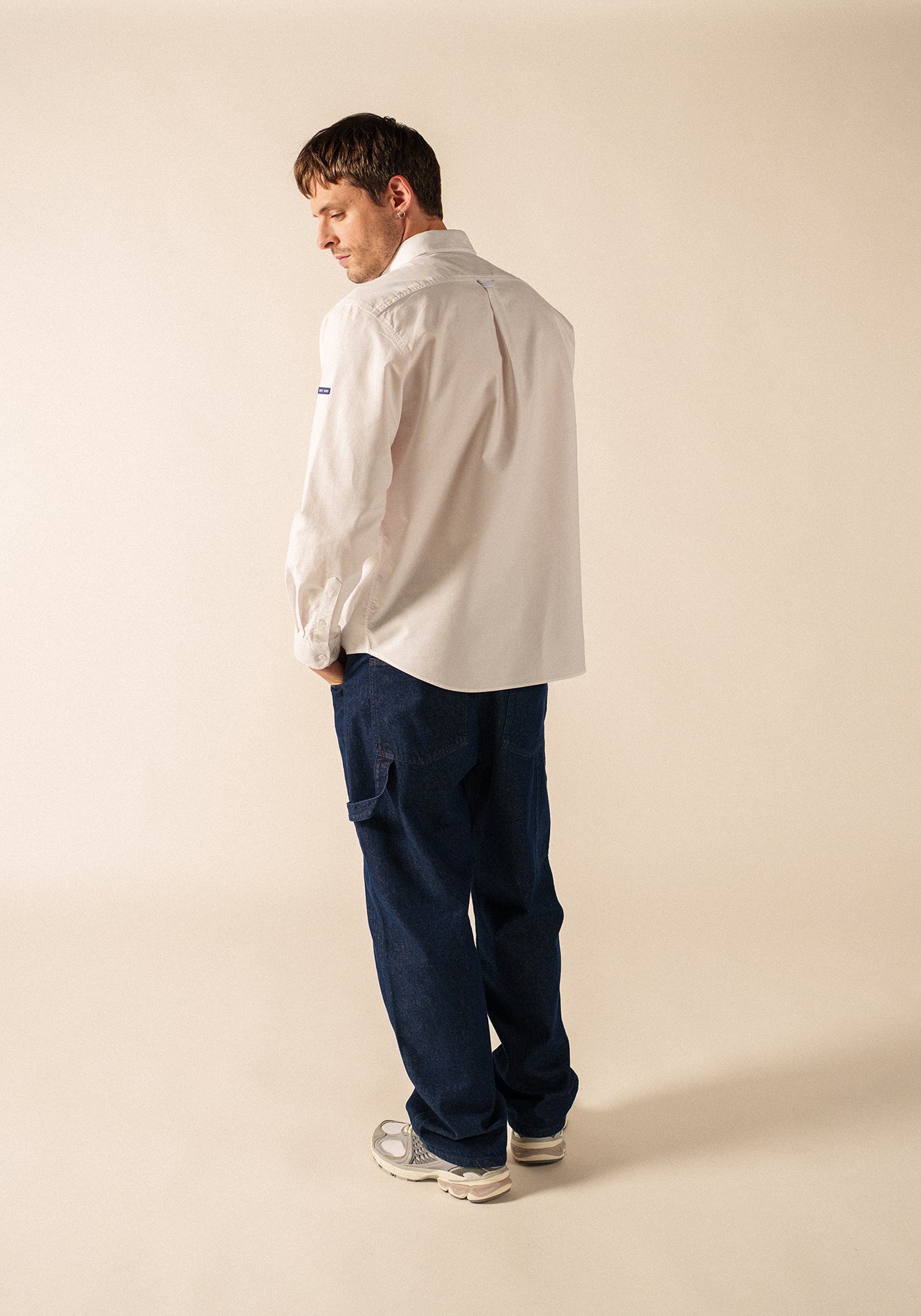 Chemise manches longues Amboise - en coton (BLANC)