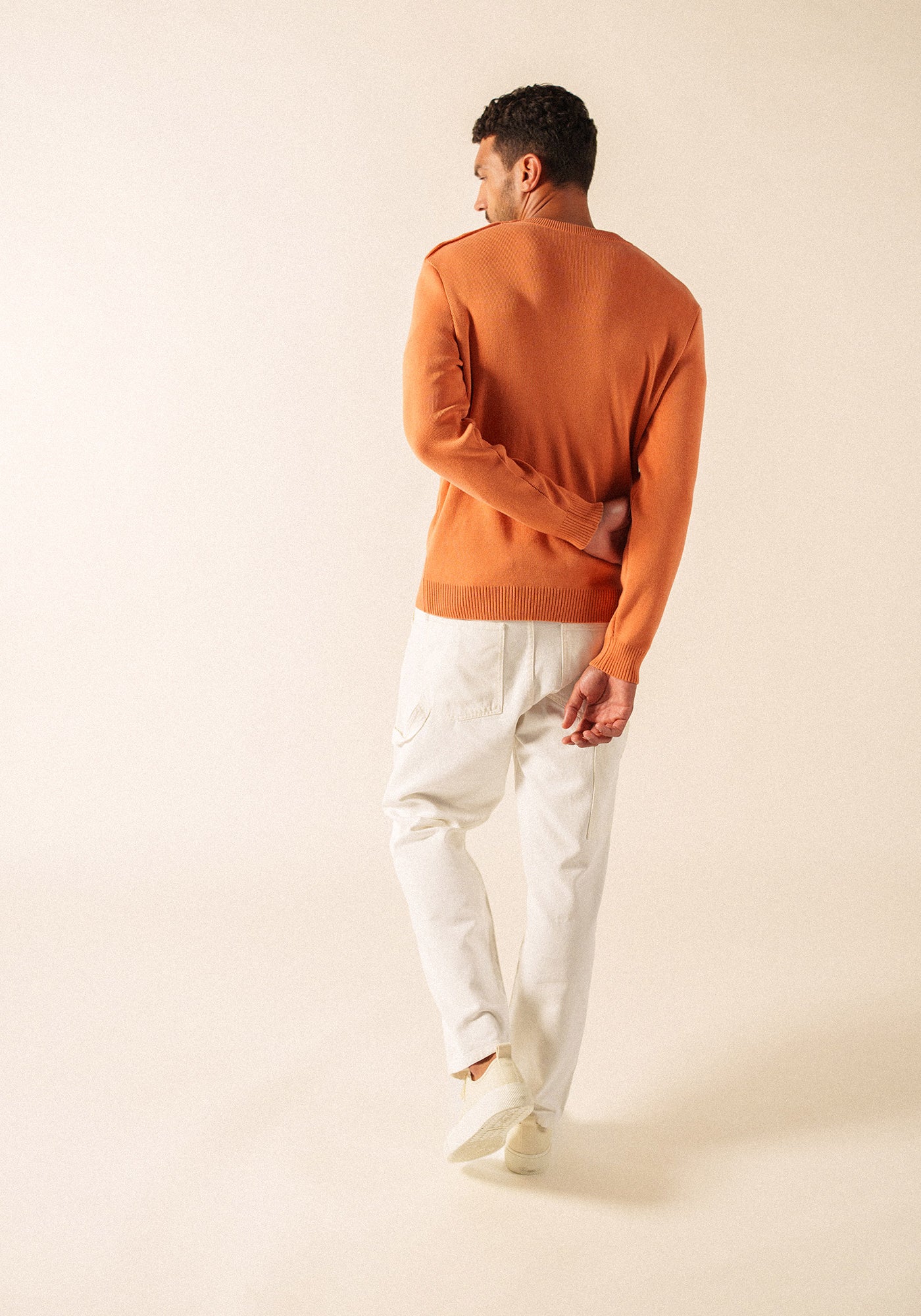 Pull marin Cancale coton (ARGILE)