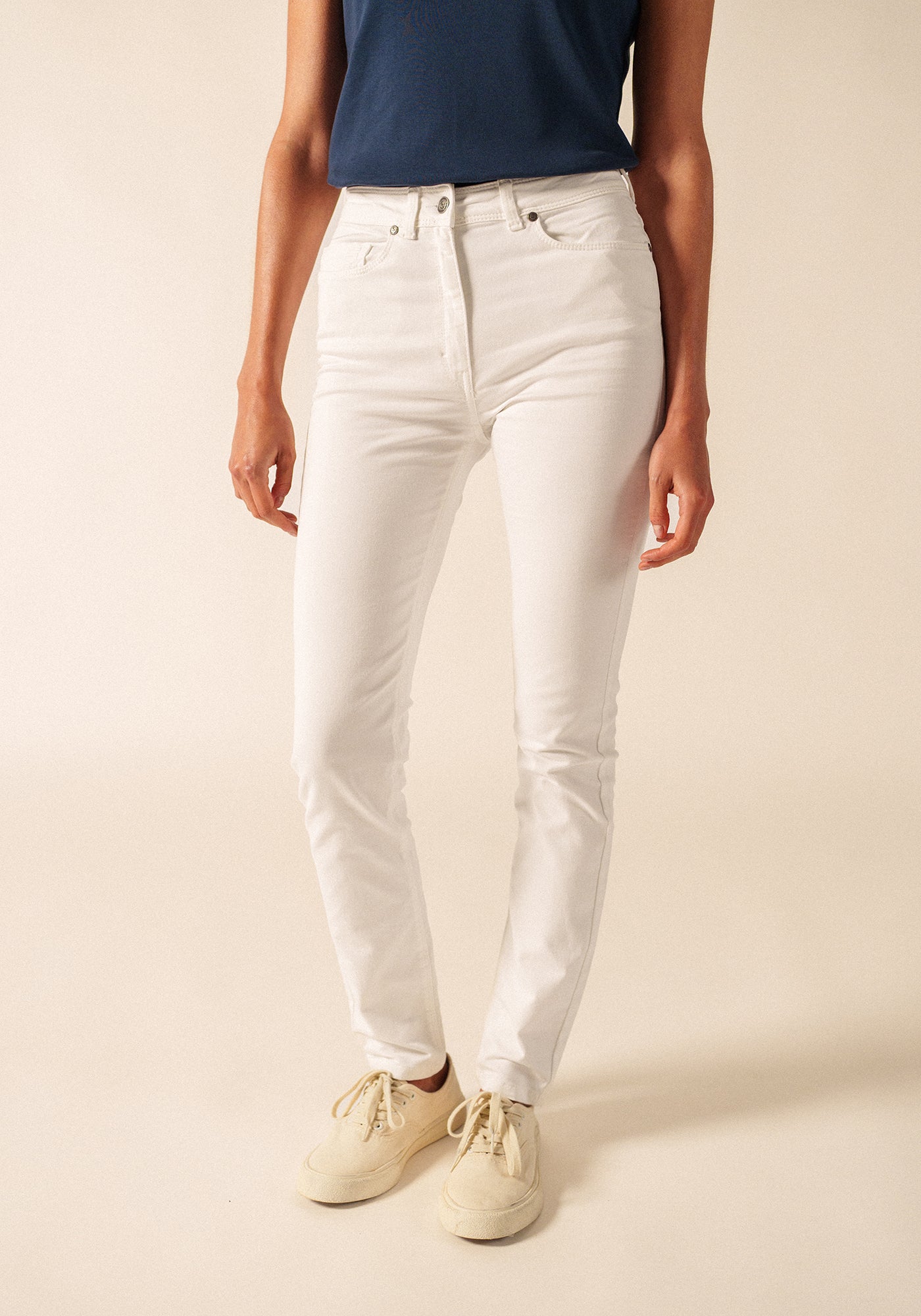 Pantalon Mimosa Couleur (BLANC)
