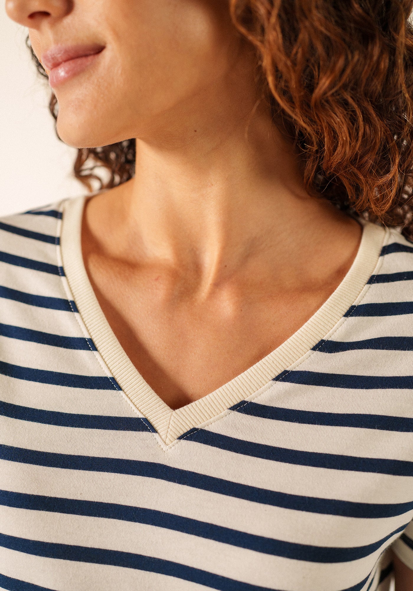 Robe Eze (ECRU/MARINE)