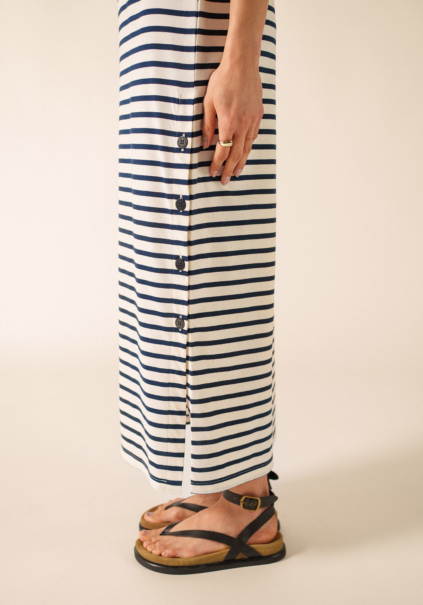 Robe Eze (ECRU/MARINE)