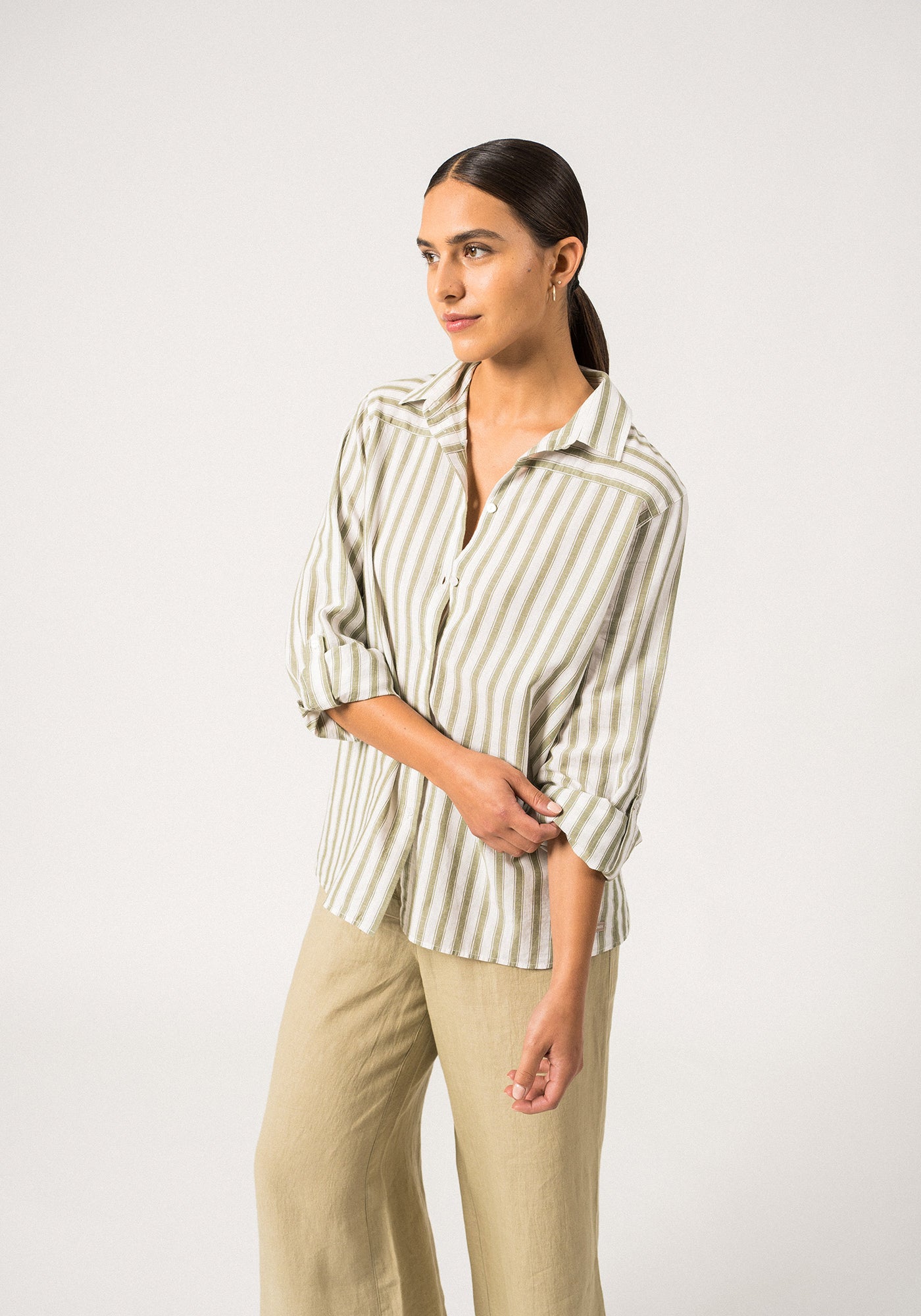 Chemise Camille (BLANC/AMANDIER)