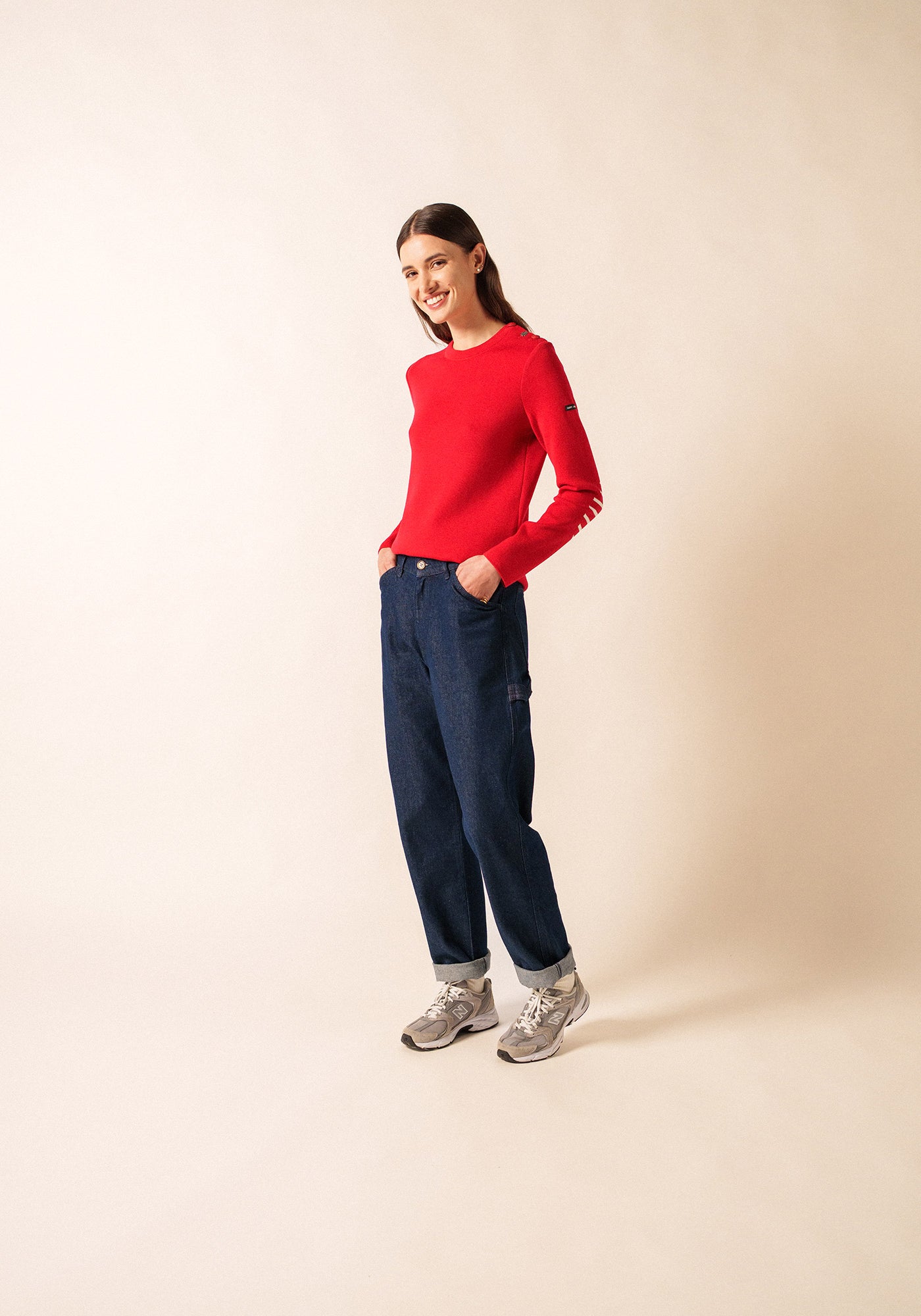 STREET-ONE Pullover avec col bateau pour femmes en Bleu | STREET-ONE STREET-ONE Pullover avec col bateau pour femmes en Bleu | STREET-ONE