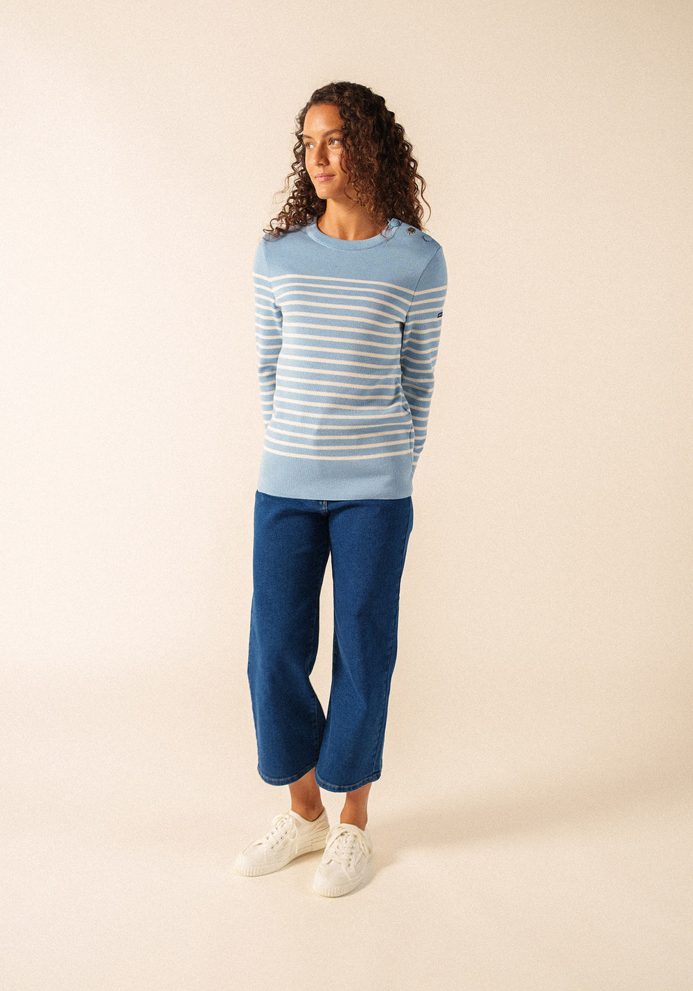 Pull marin Brégançon (NUANCE/BLANC)