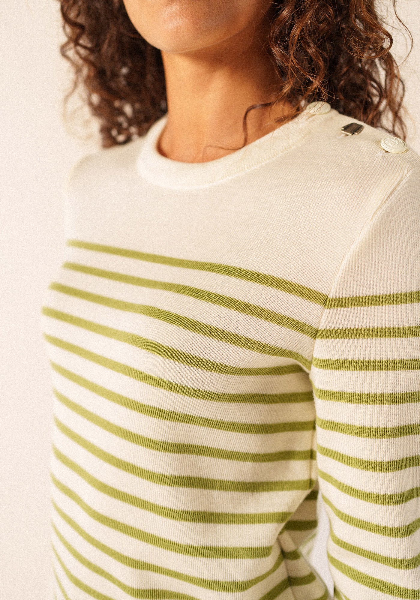 Pull marin Brégançon (BLANC/OIL)