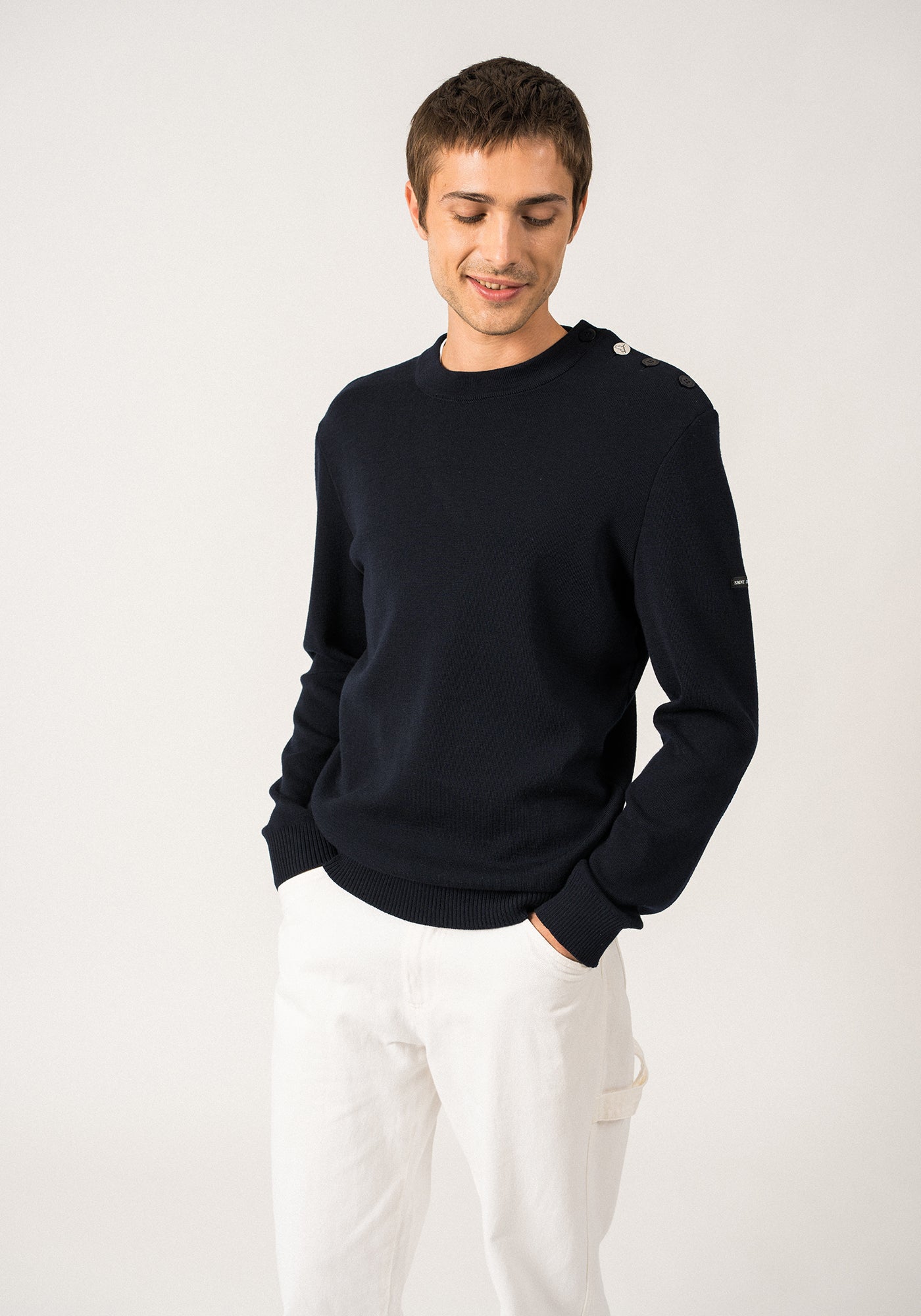 Pull Mondiovision x le Mont Saint-Michel (NAVY/MULTICO)