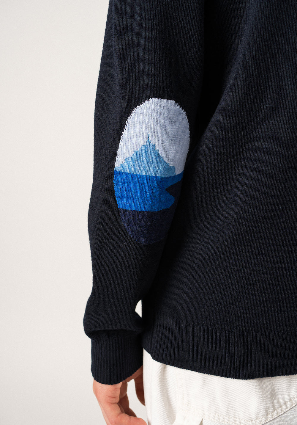 Pull Mondiovision x le Mont Saint-Michel (NAVY/MULTICO)