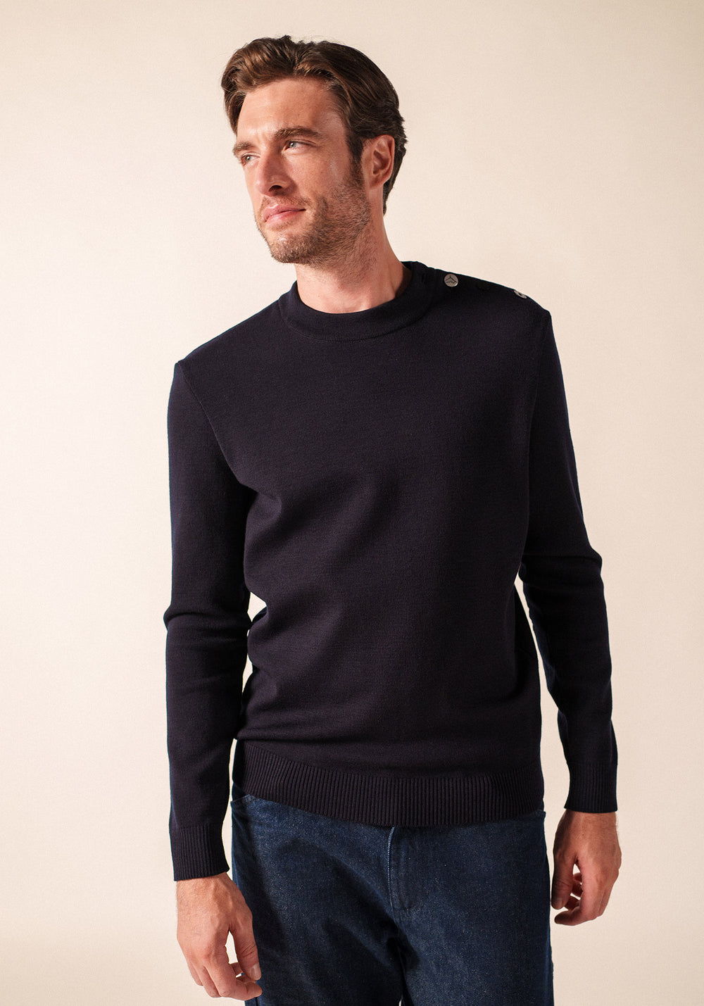Pull Mondiovision x le Mont Saint-Michel (NAVY/MULTICO)