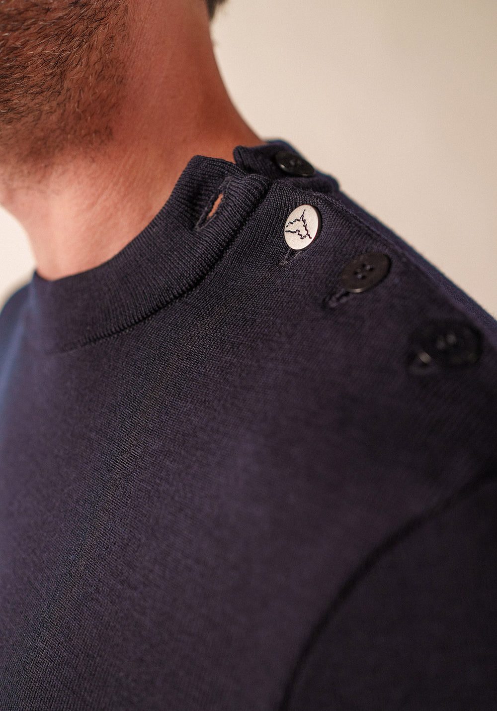 Pull Mondiovision x le Mont Saint-Michel (NAVY/MULTICO)