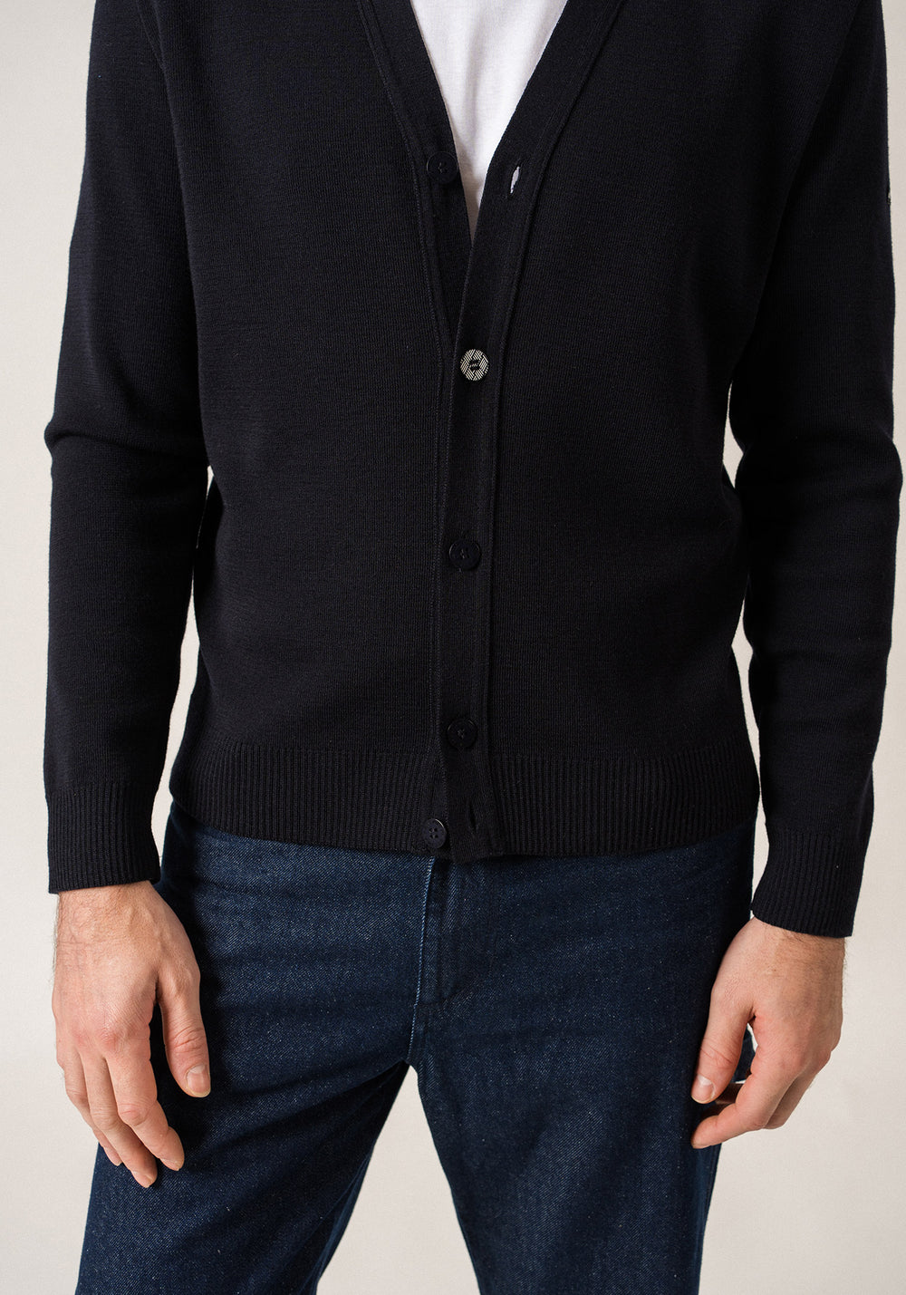 Cardigan Equipage (NAVY/ECUME)