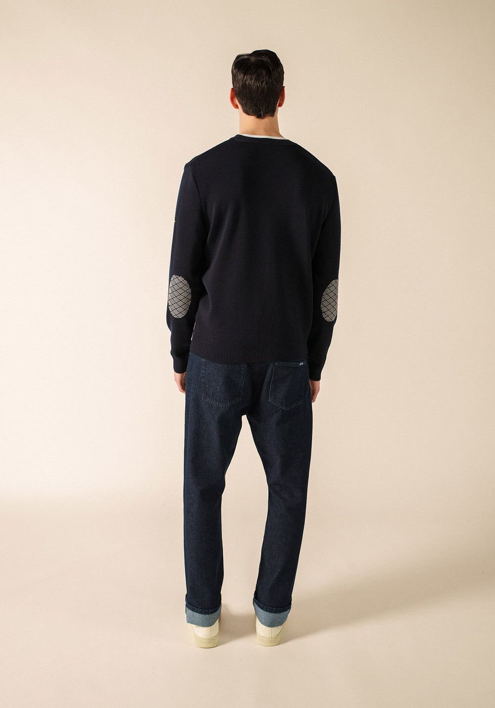 Cardigan Equipage (NAVY/ECUME)