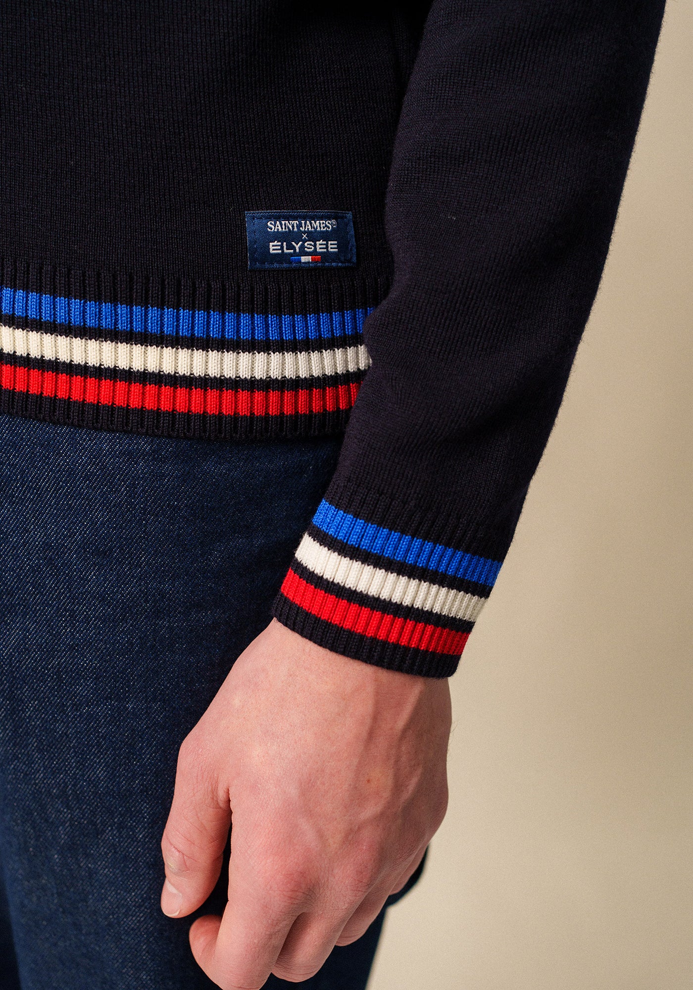 Gilet tricolore x l'Elysée (NAVY/MULTICO)