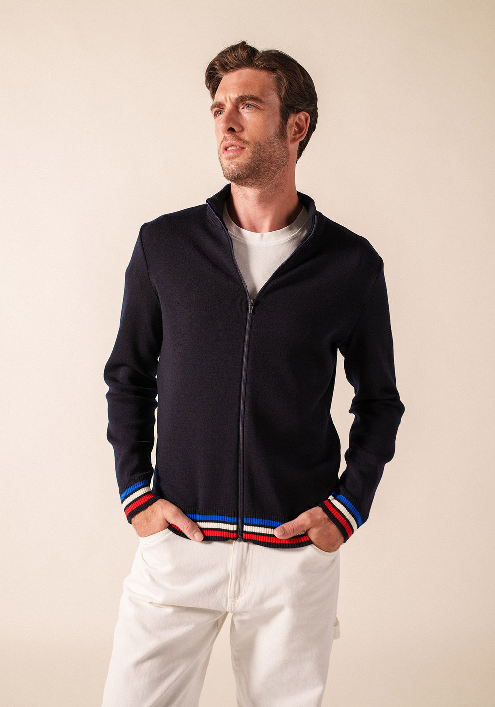 Gilet tricolore x l'Elysée (NAVY/MULTICO)
