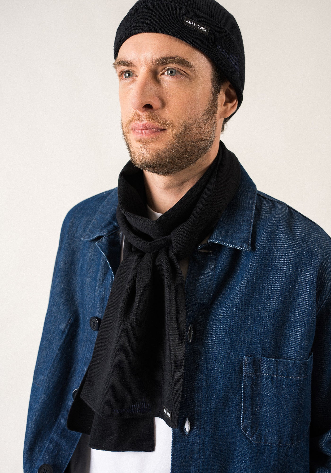 Echarpe x le Mont Saint-Michel (NAVY)