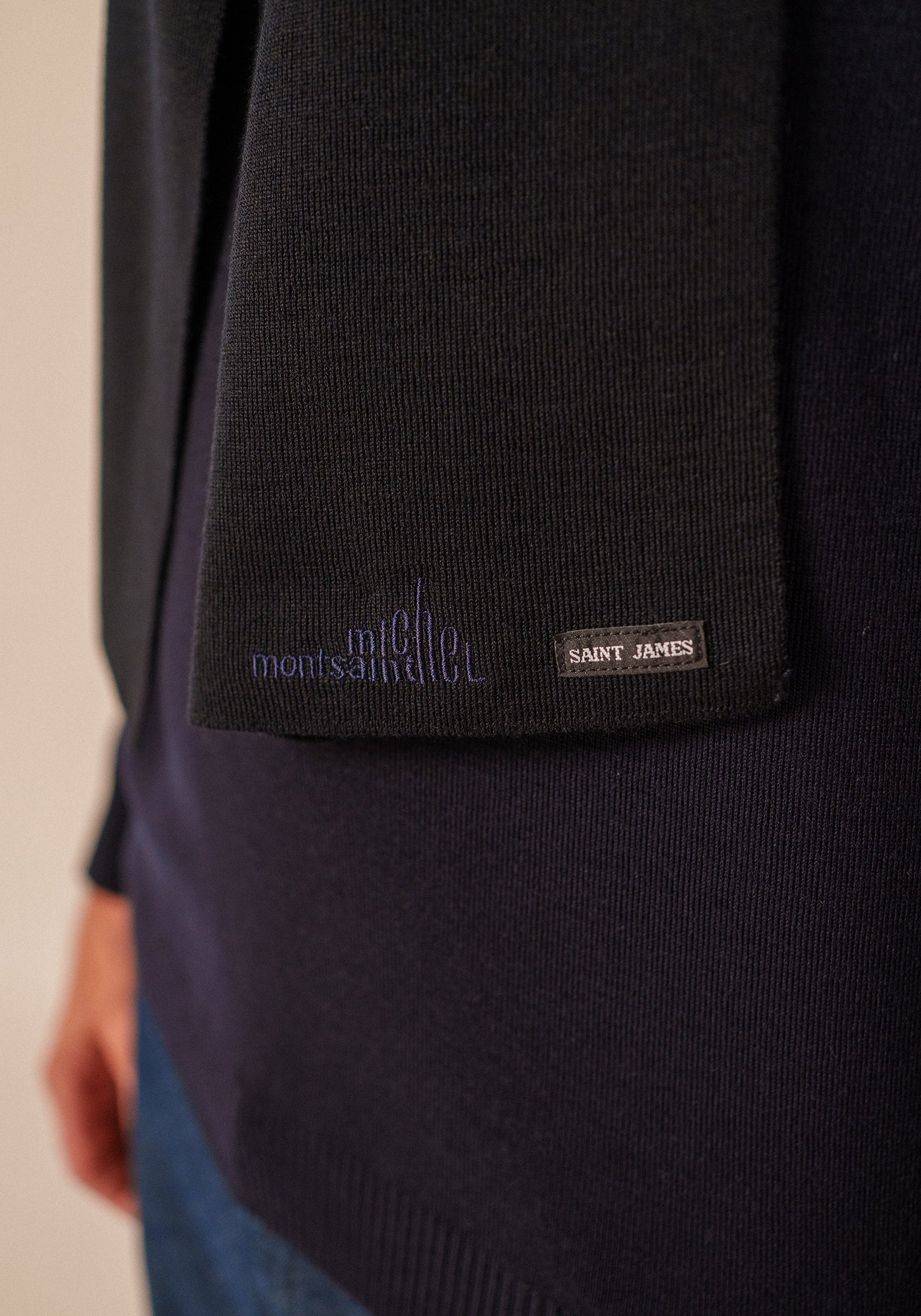 Echarpe x le Mont Saint-Michel (NAVY)