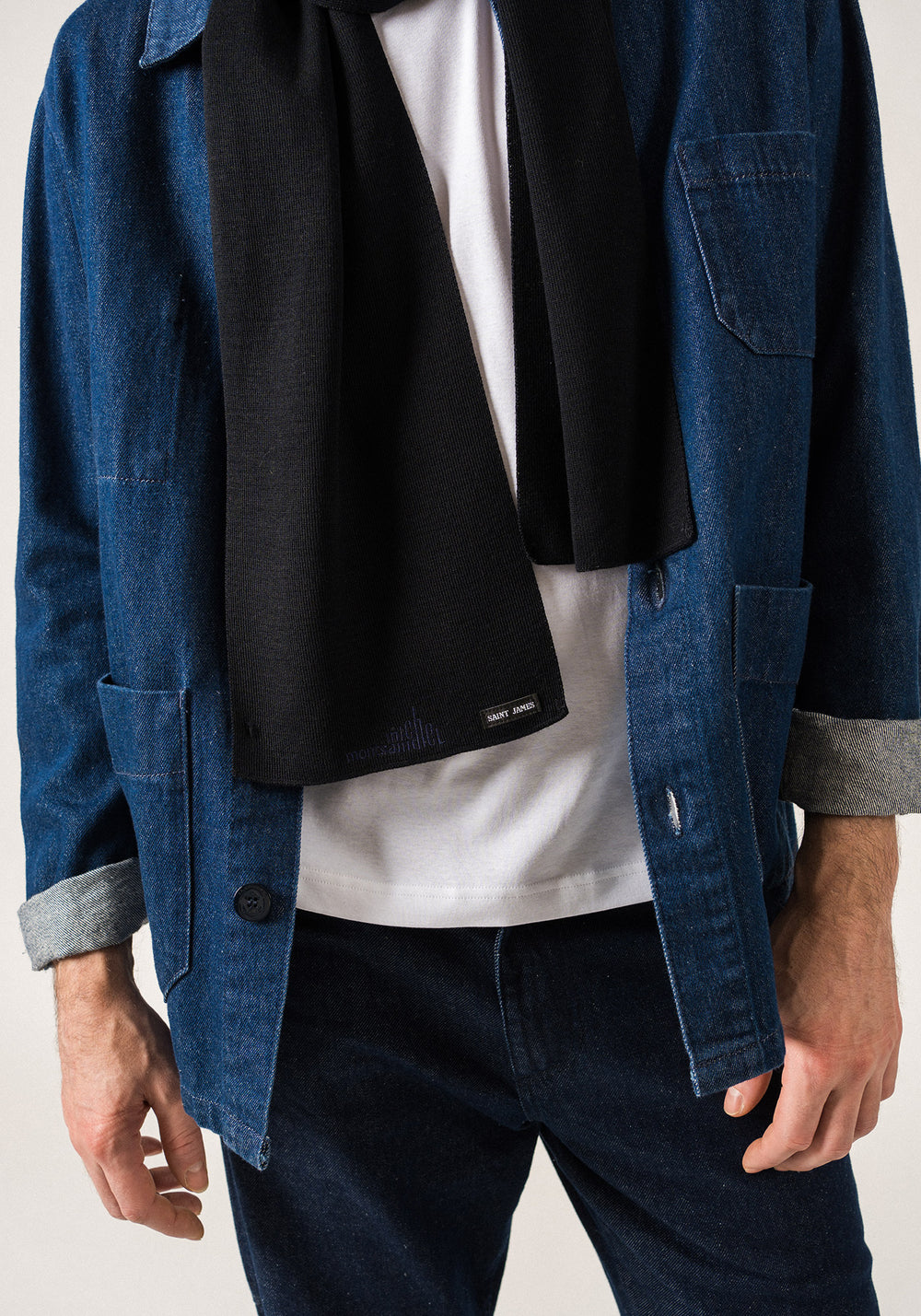 Echarpe x le Mont Saint-Michel (NAVY)