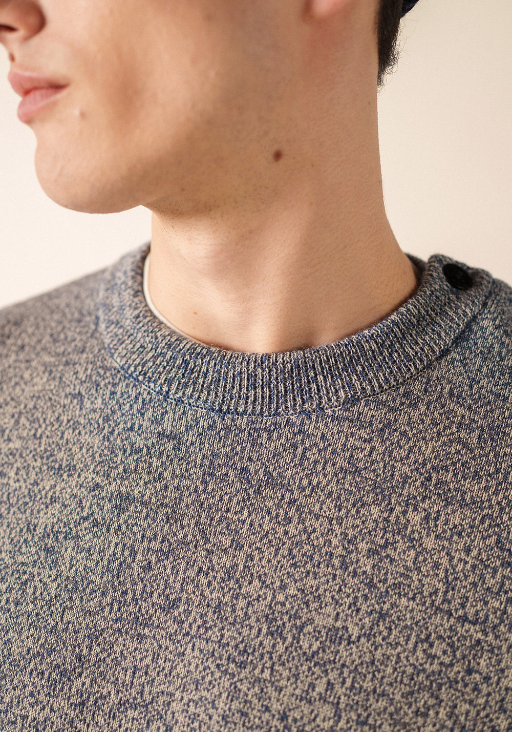 Pull marin Cancale (JEAN/ECRU)