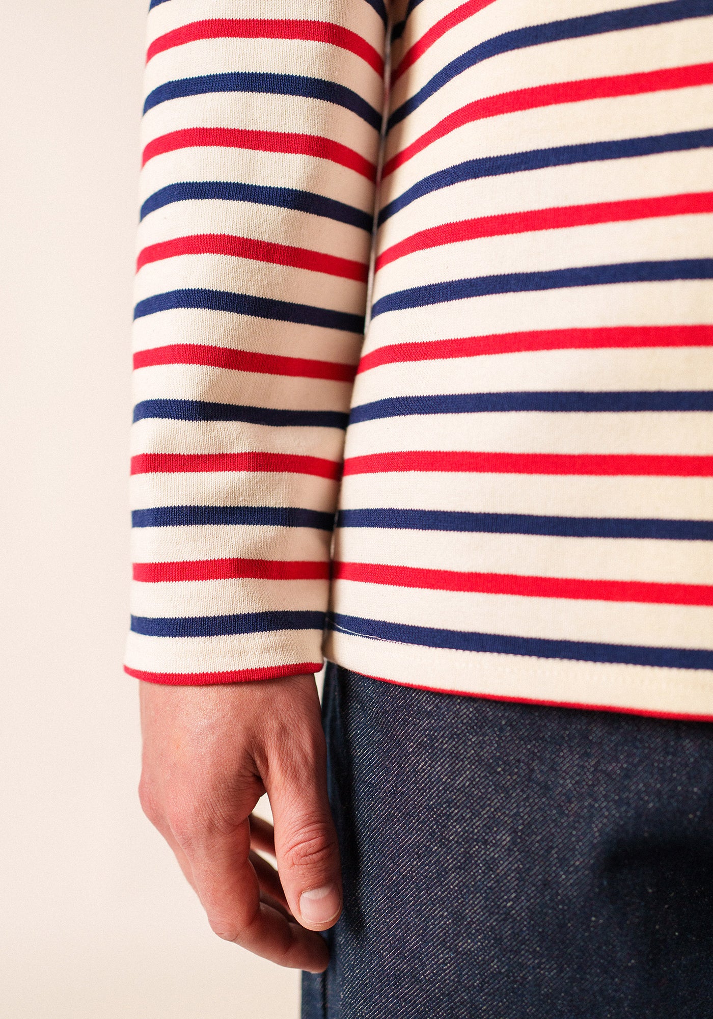 Marinière Méridien (ECRU/MARINE/TULIPE)