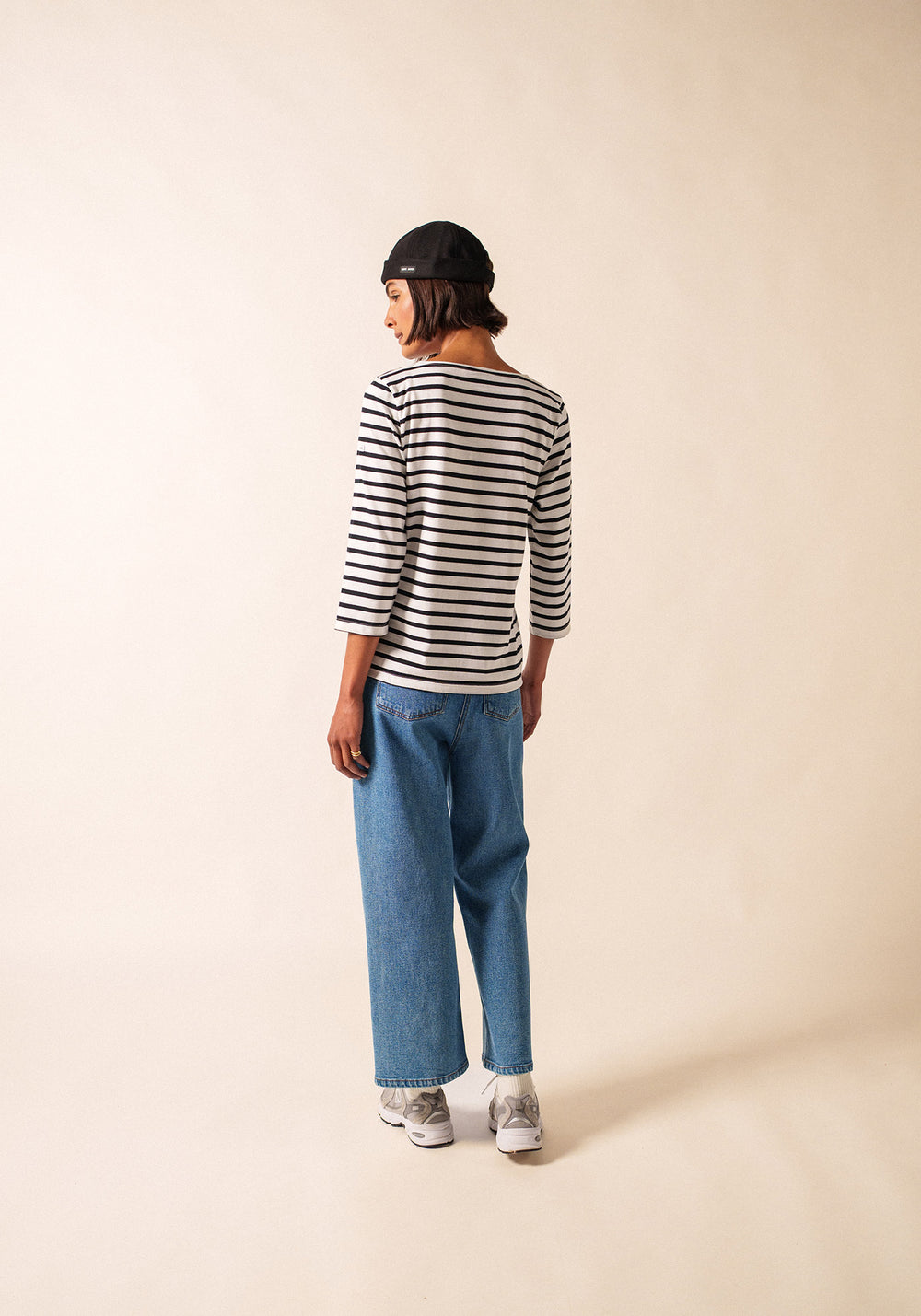 Marinière Galathée (NEIGE/NOIR)