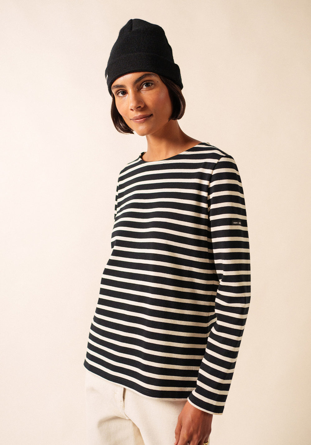 Marinière Méridame (NOIR/ECRU)