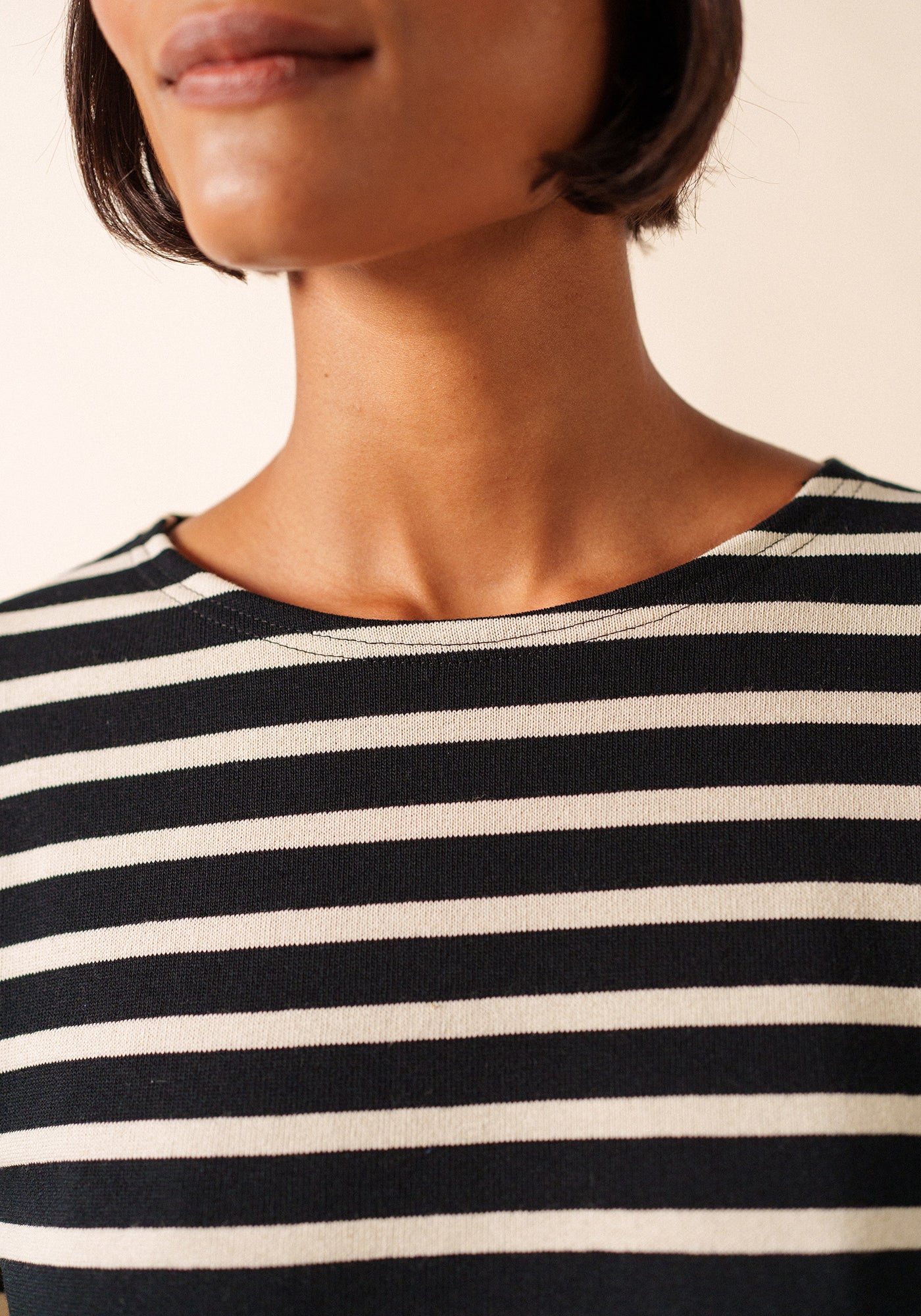 Marinière Méridame (NOIR/ECRU)