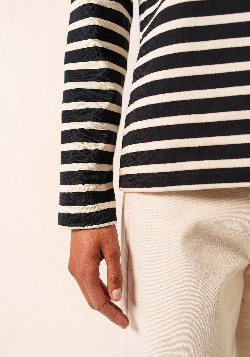 Marinière Méridame (NOIR/ECRU)