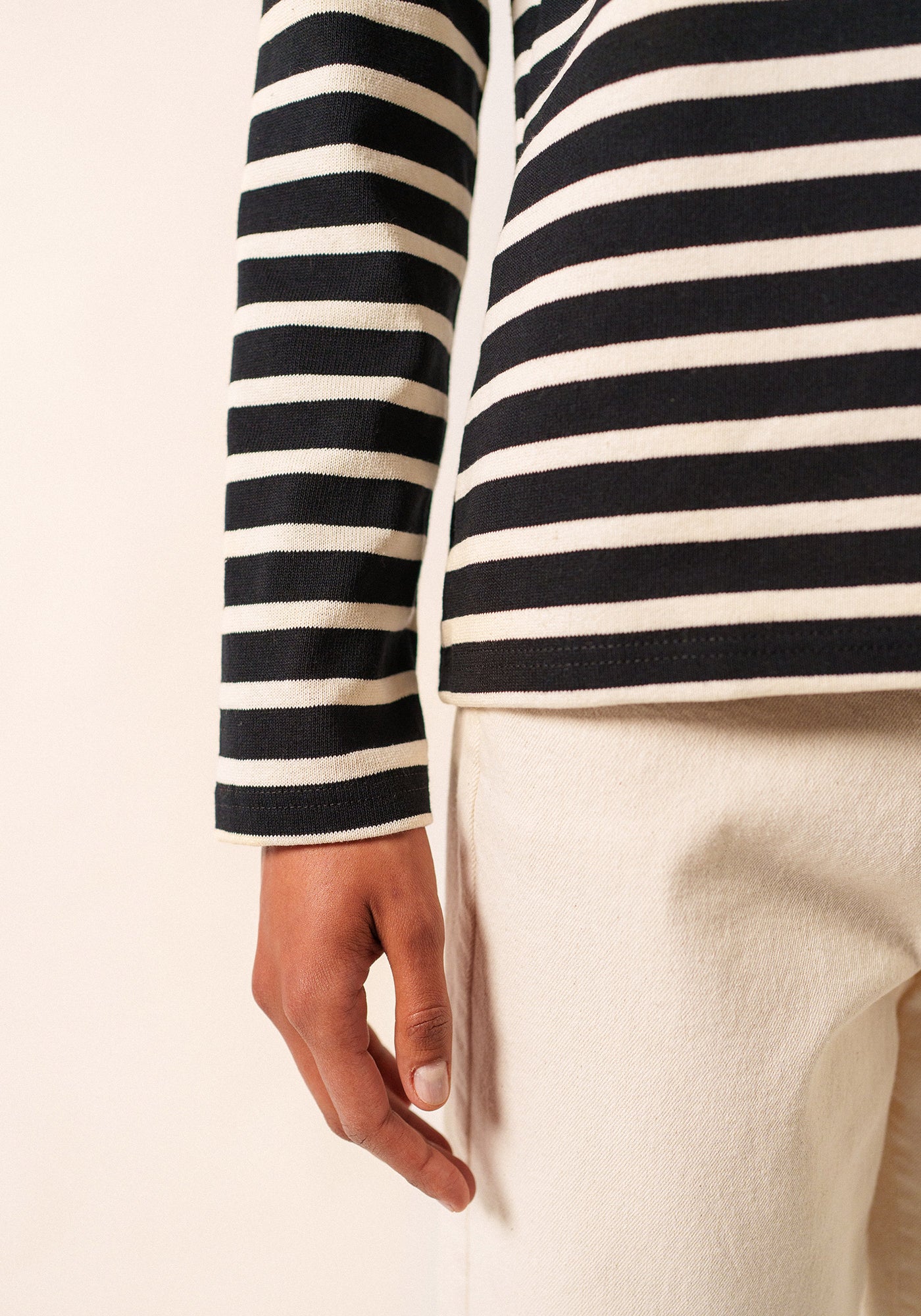 Marinière Méridame (NOIR/ECRU)